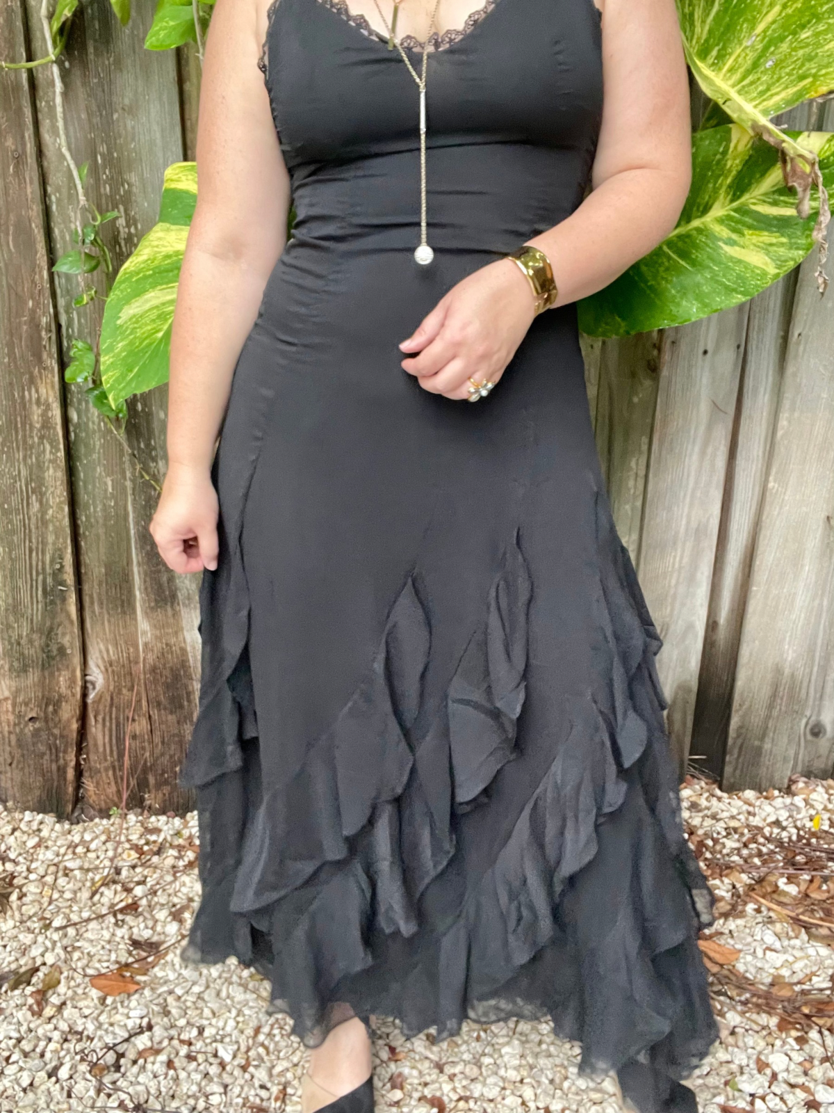 Ruffle Me Up Lace Dress