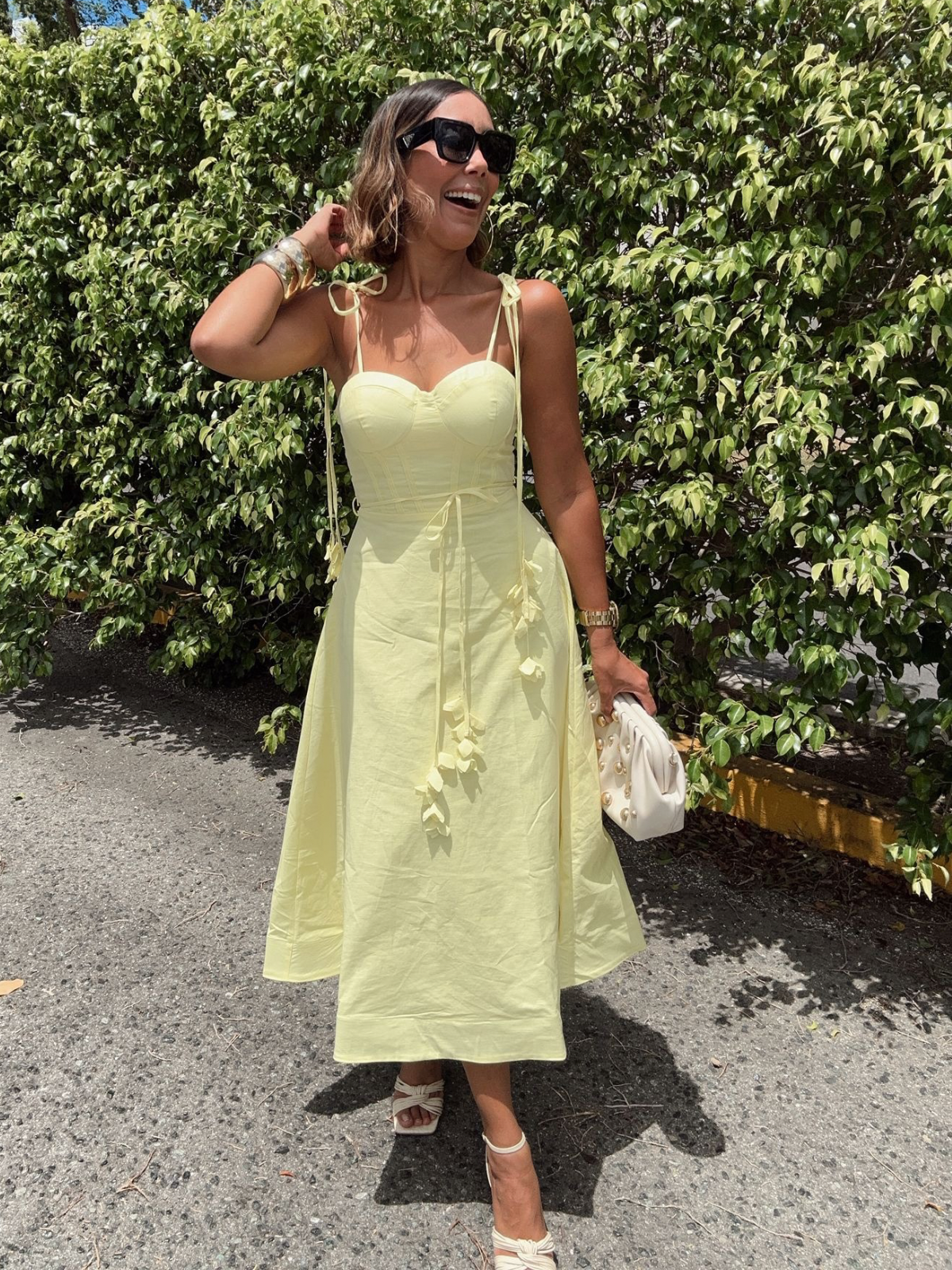 Tassel Tango Bustier Midi Dress