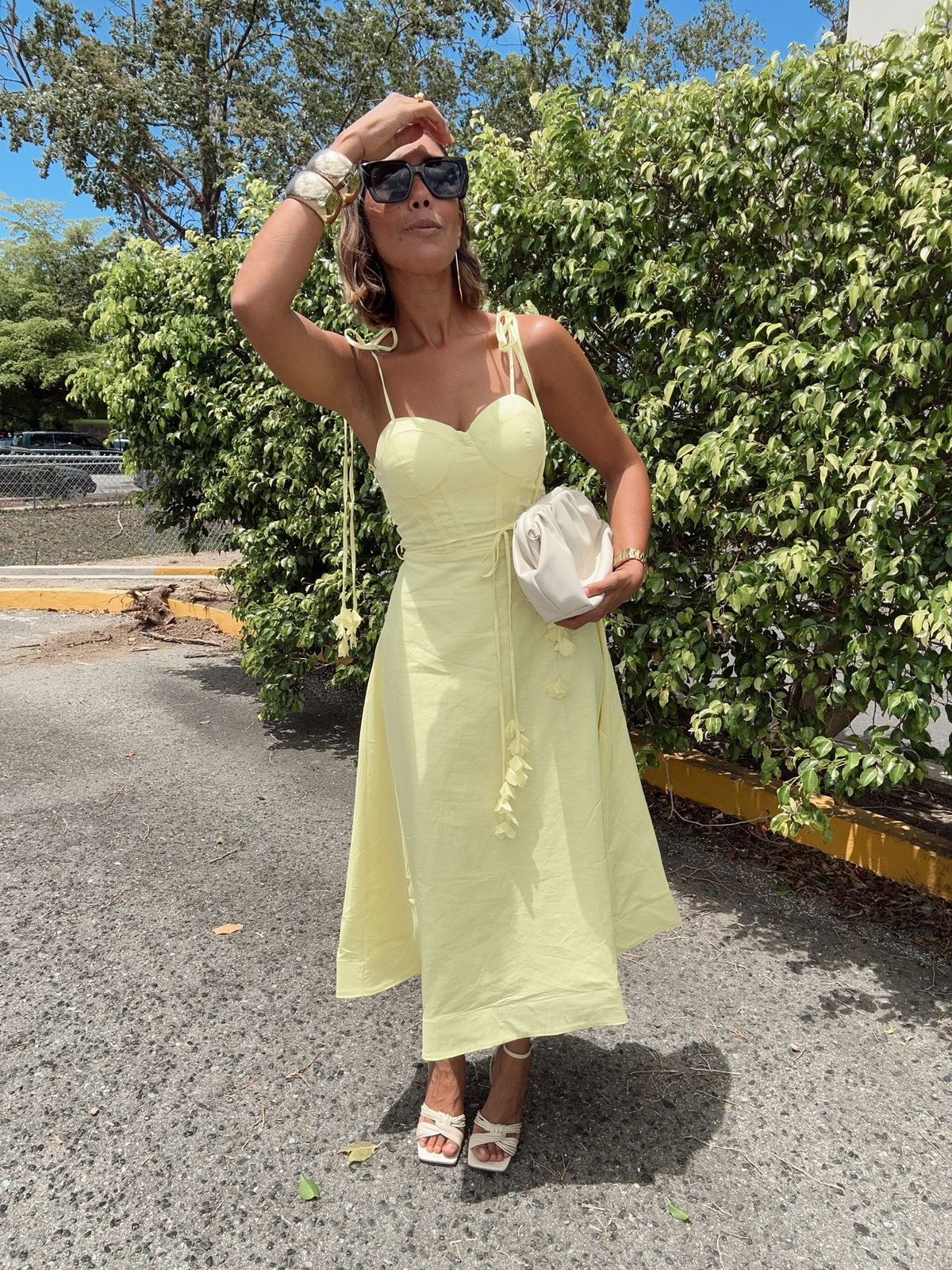 Tassel Tango Bustier Midi Dress