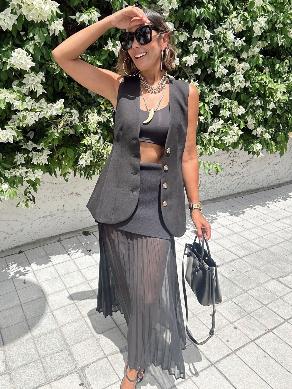 Barely Behaving Maxi Skirt