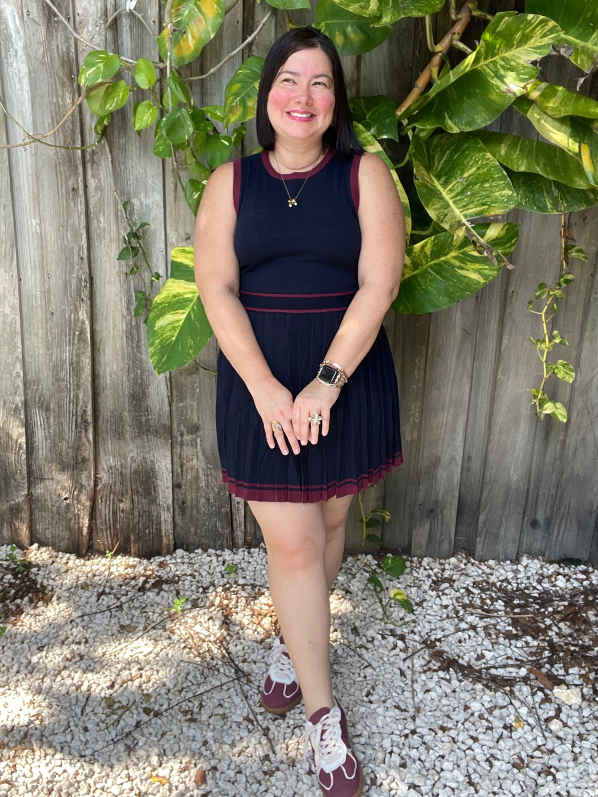 All About That Pleat Mini Dres