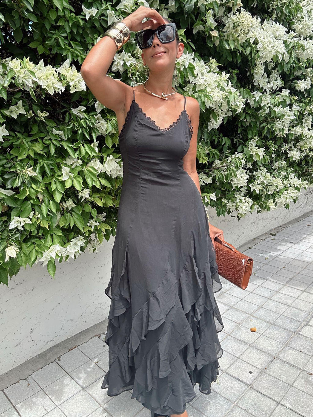 Ruffle Me Up Lace Dress