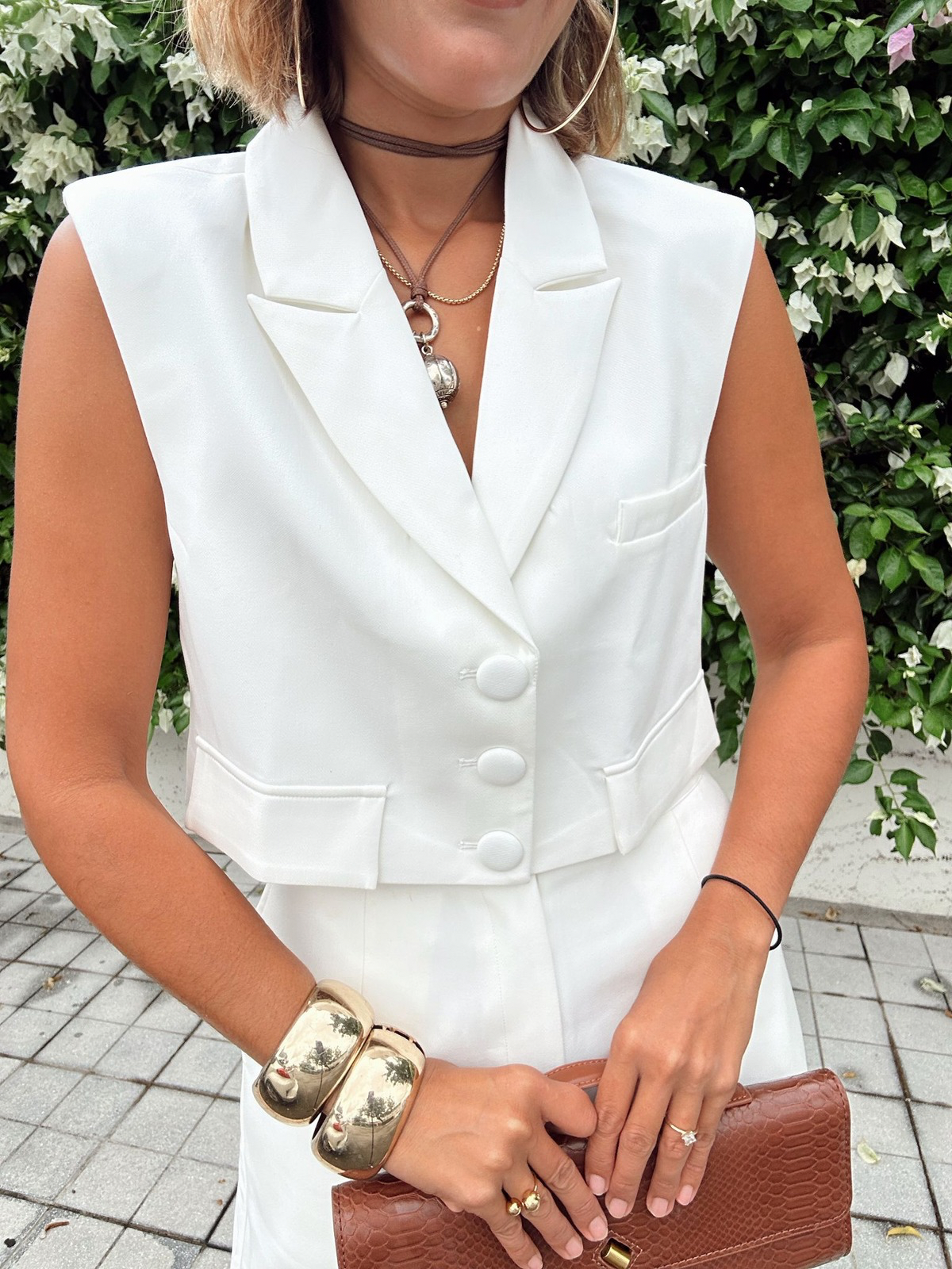 The CEO Short Vest And Long Pants Set