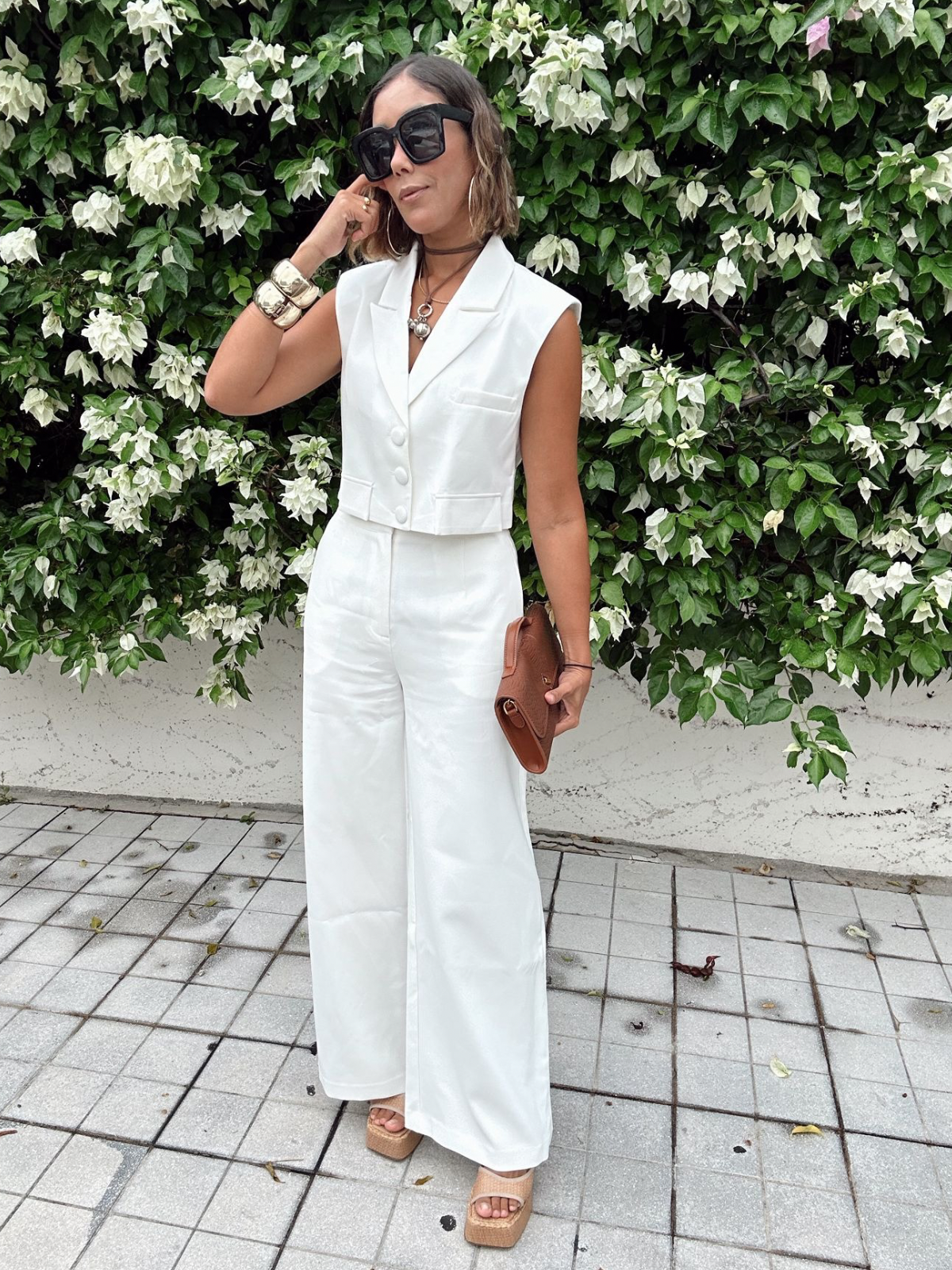 The CEO Short Vest And Long Pants Set