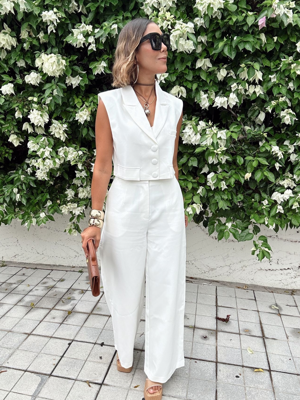 The CEO Short Vest And Long Pants Set