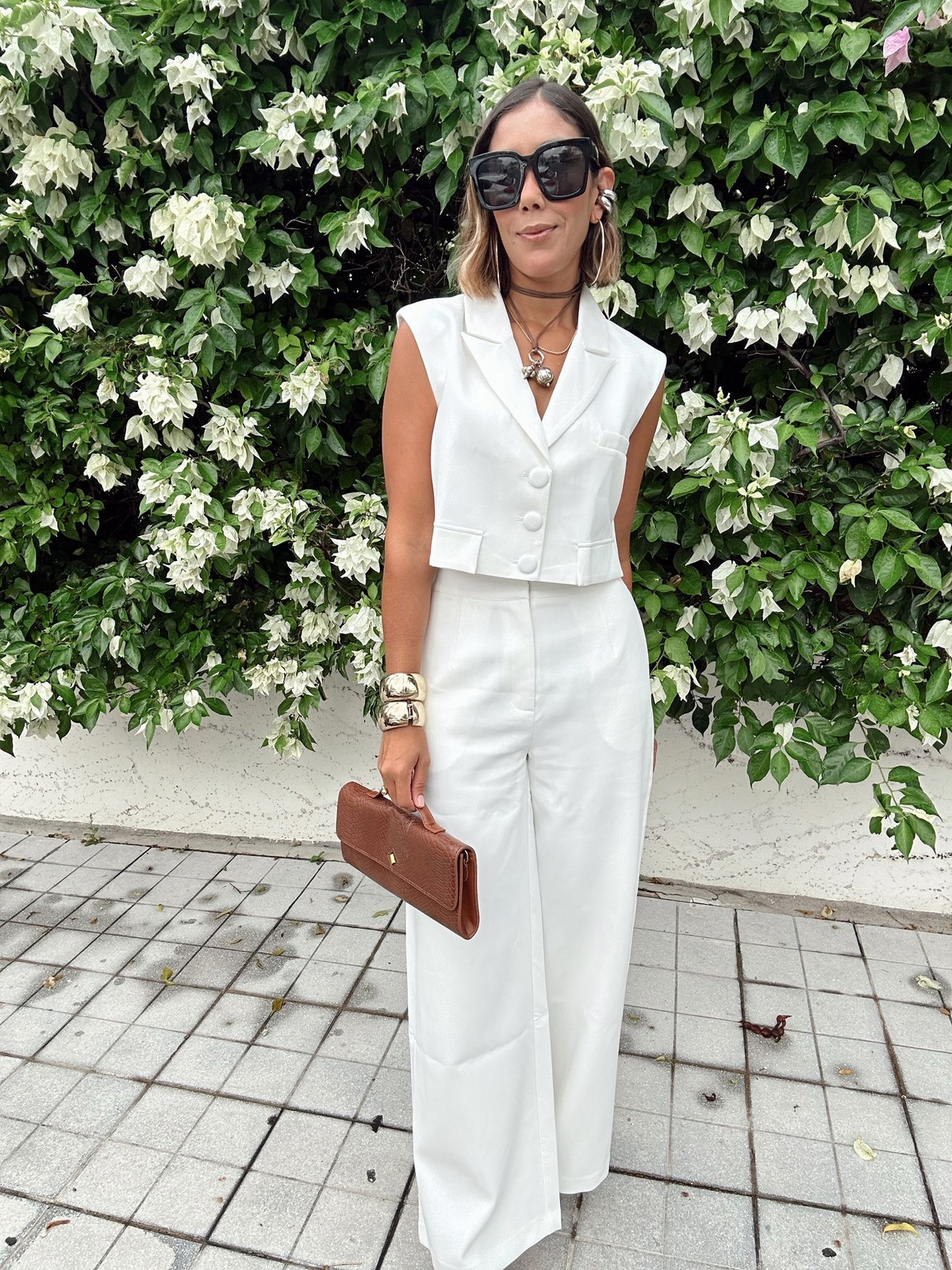 The CEO Short Vest And Long Pants Set