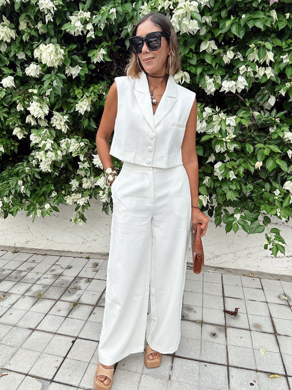 The CEO Short Vest And Long Pants Set