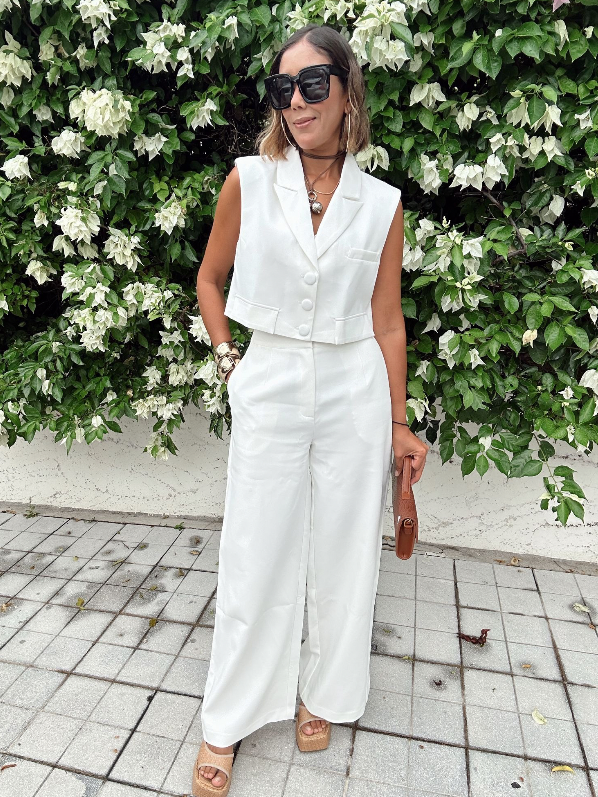 The CEO Short Vest And Long Pants Set