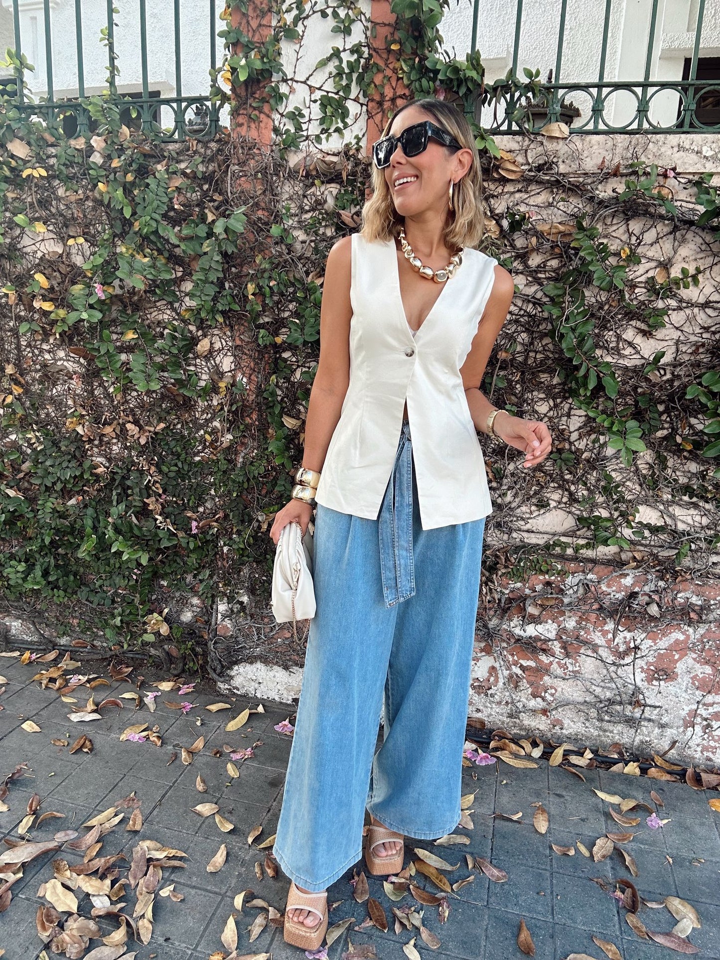 Timeless Elegance Single-Button Vest