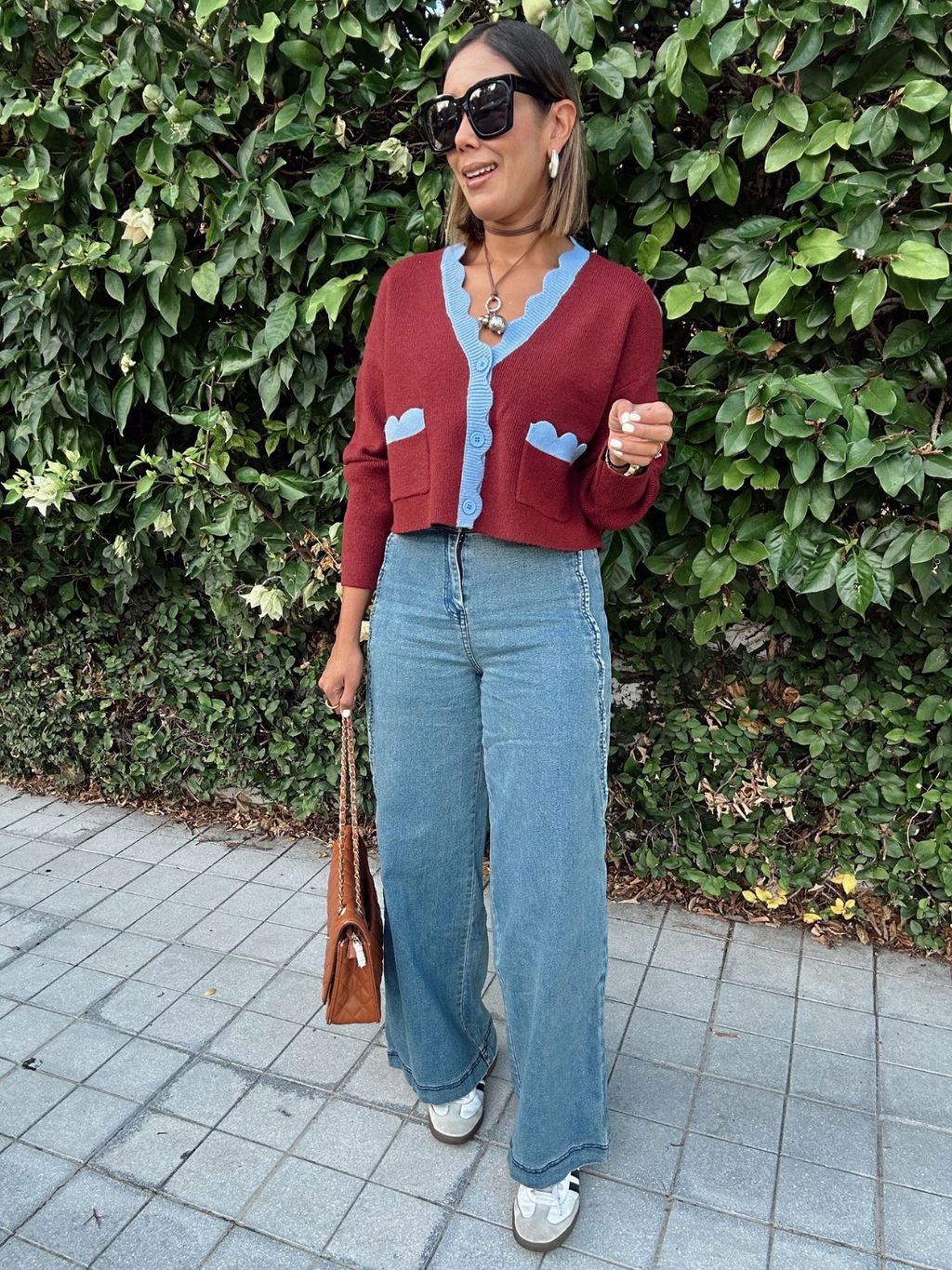 Freedom of Movement Wide-Leg Scallop Jeans