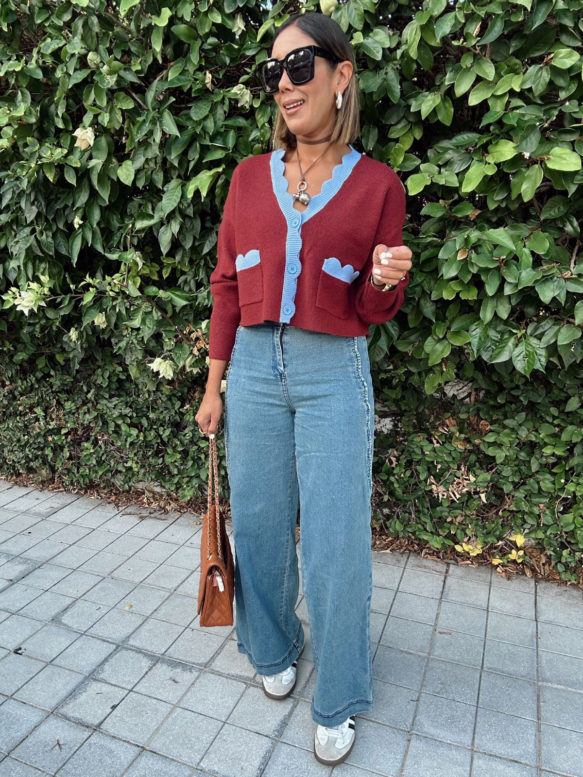 Freedom of Movement Wide-Leg Scallop Jeans