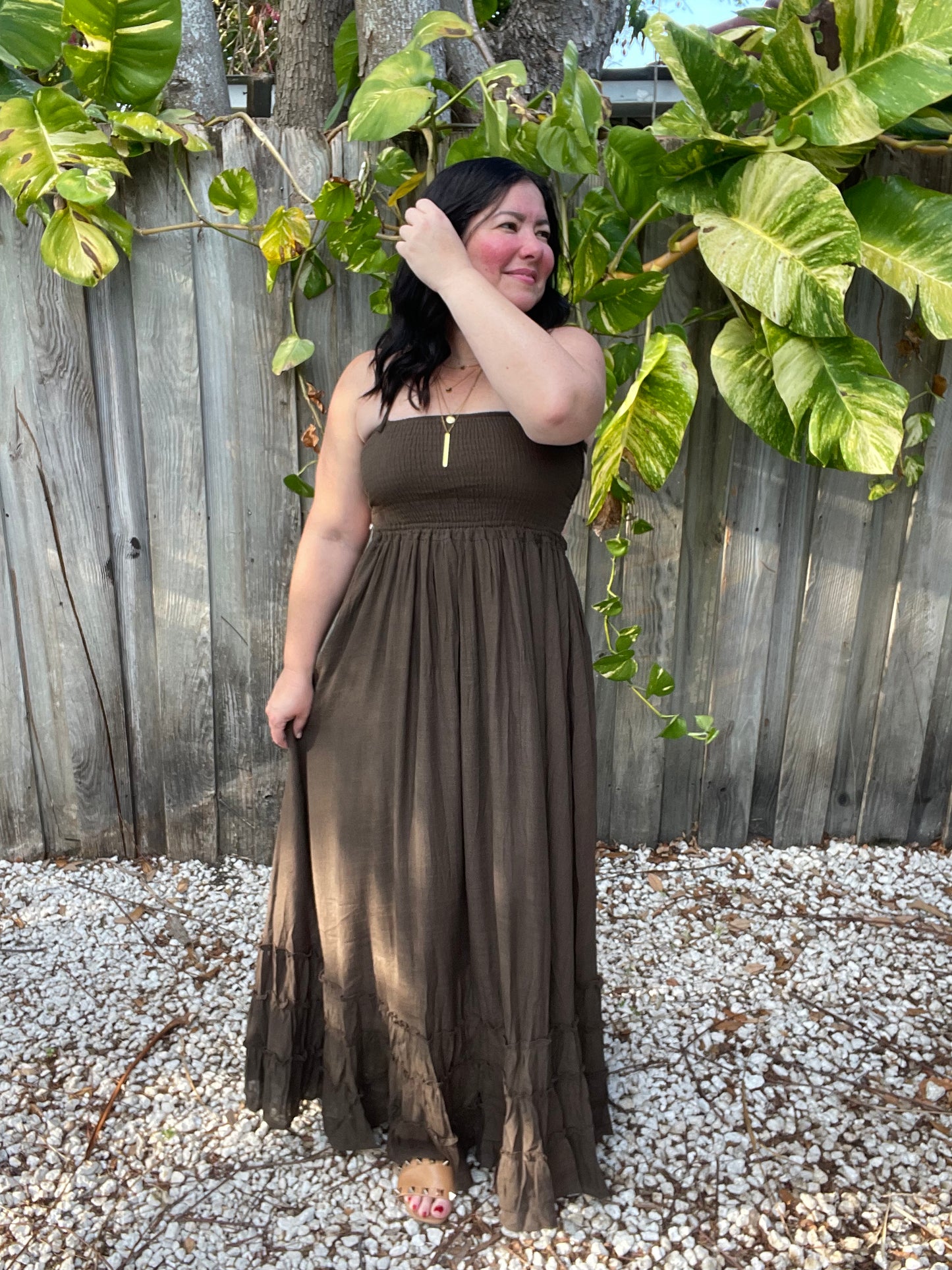 Isla Sol Halter Maxi Dress