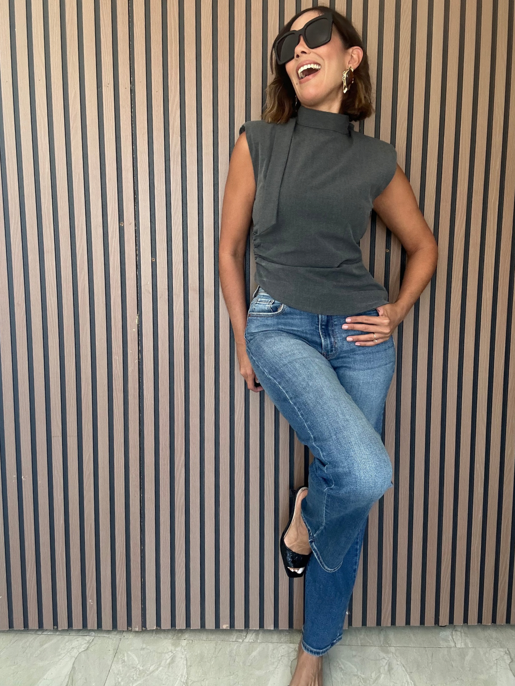 Midnight Ease Dad Jean