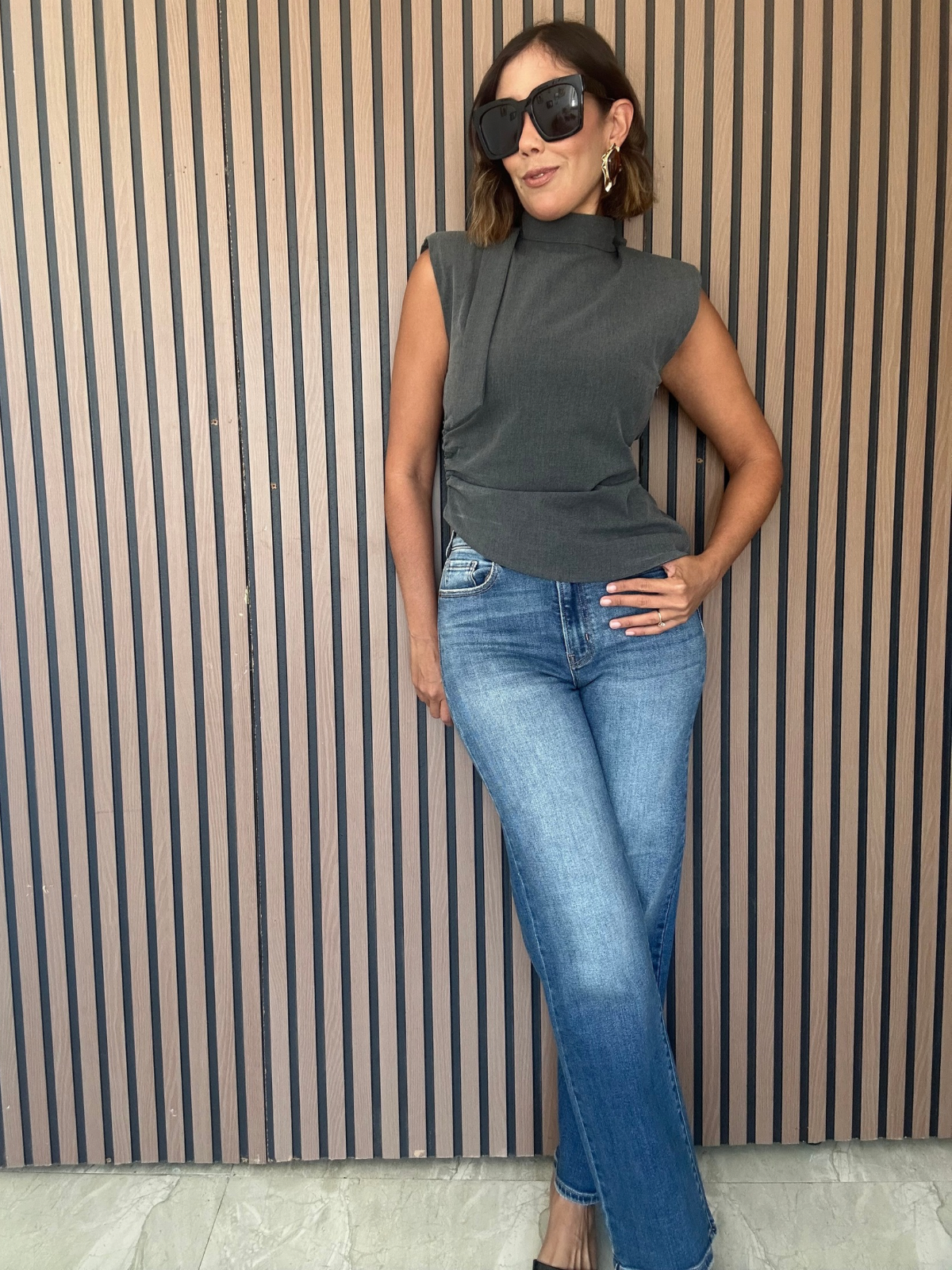 Midnight Ease Dad Jean