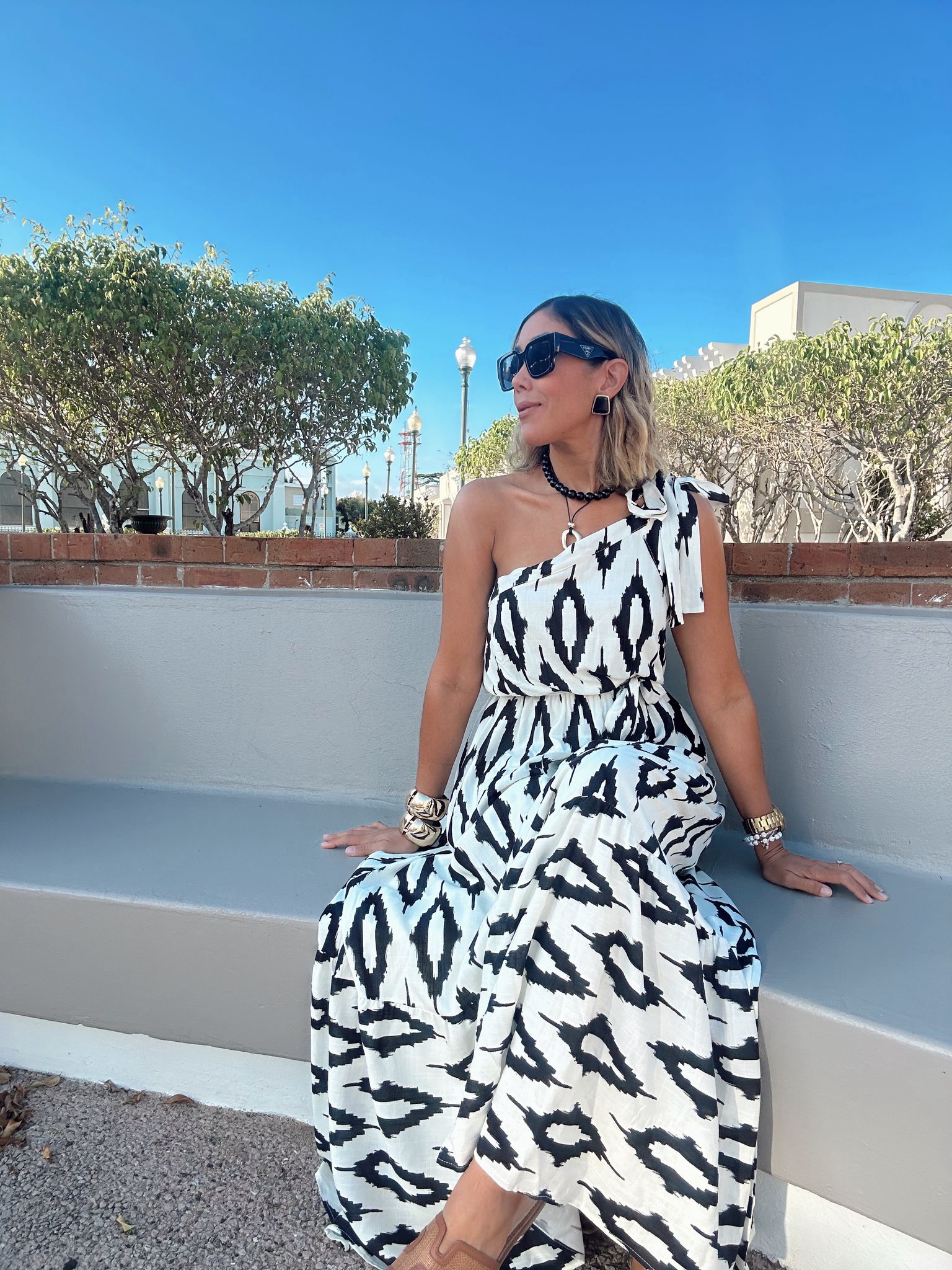 The Camila One-Shoulder Maxi Dress