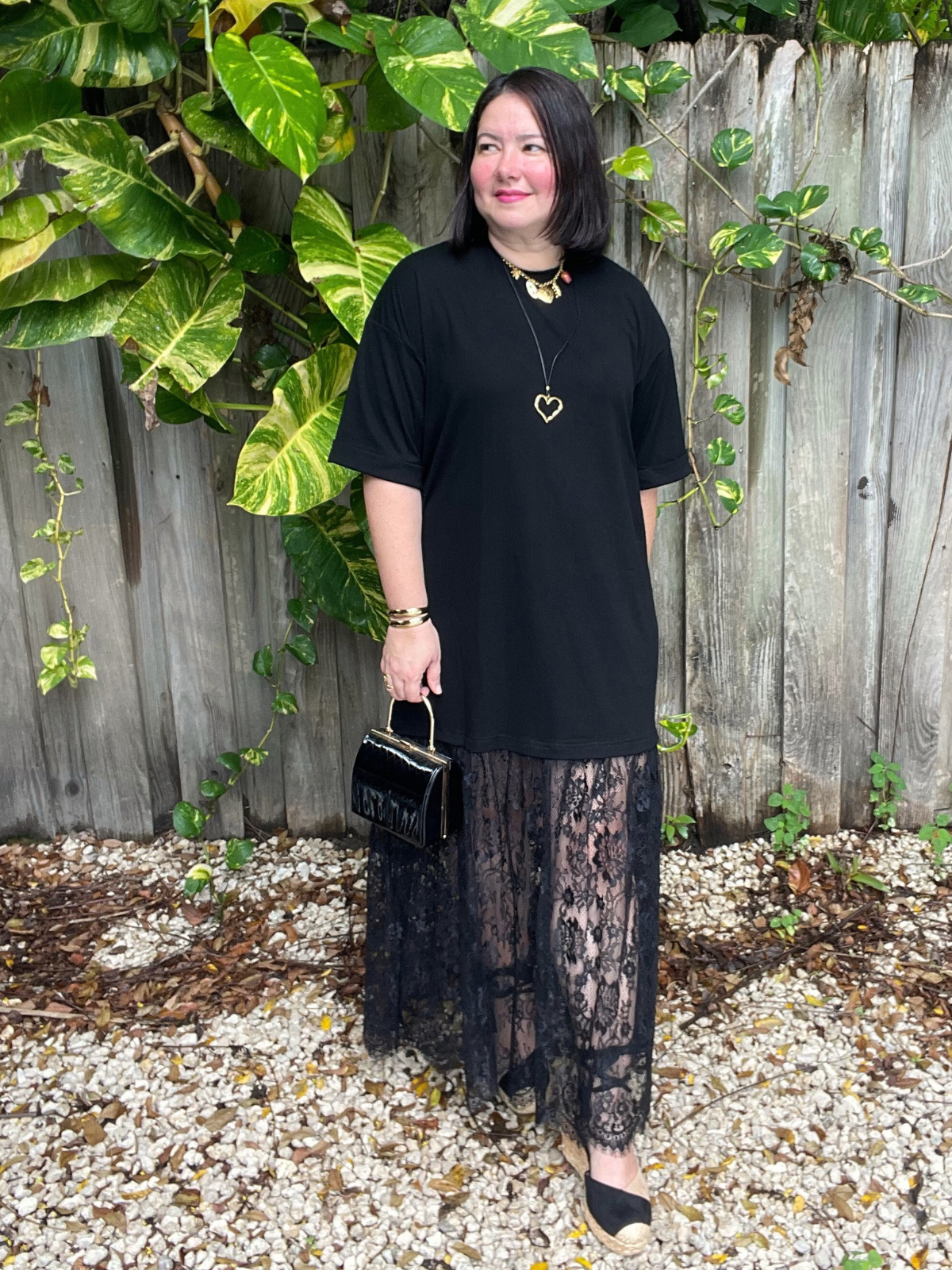 Lace Meets Street Maxi Dress