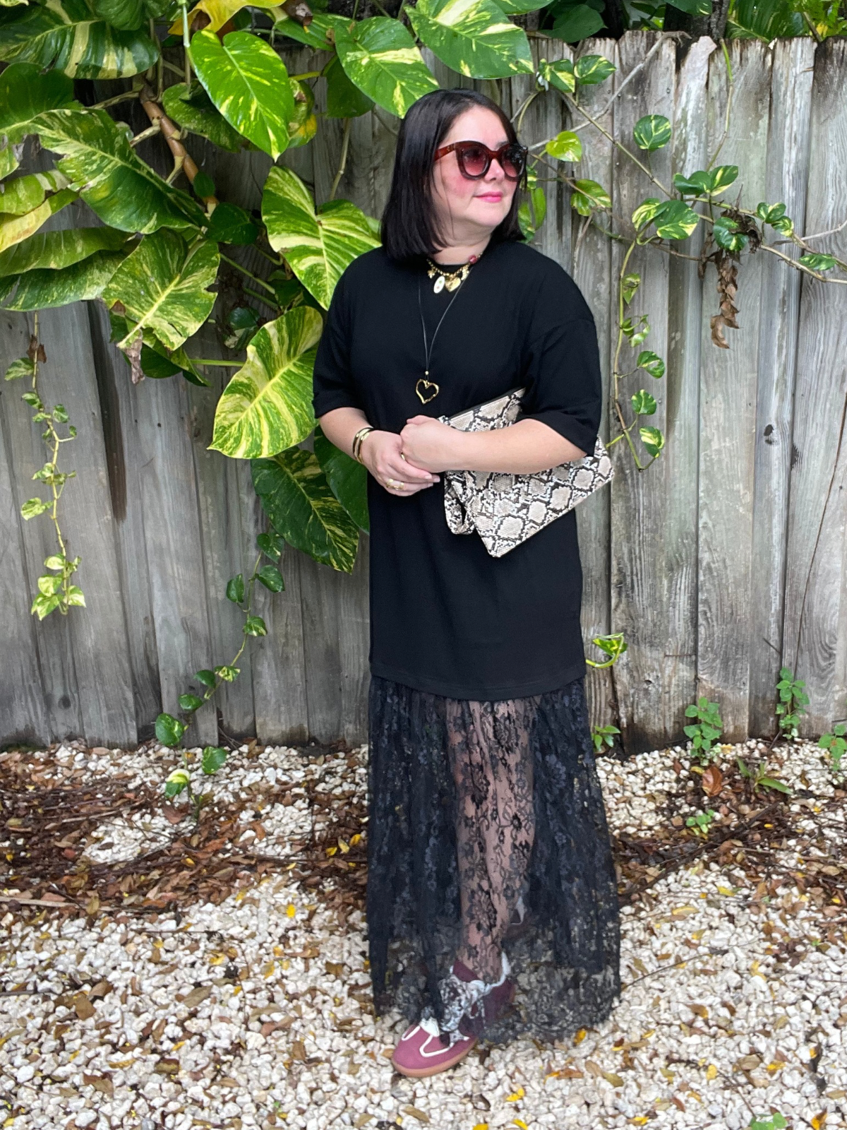 Lace Meets Street Maxi Dress
