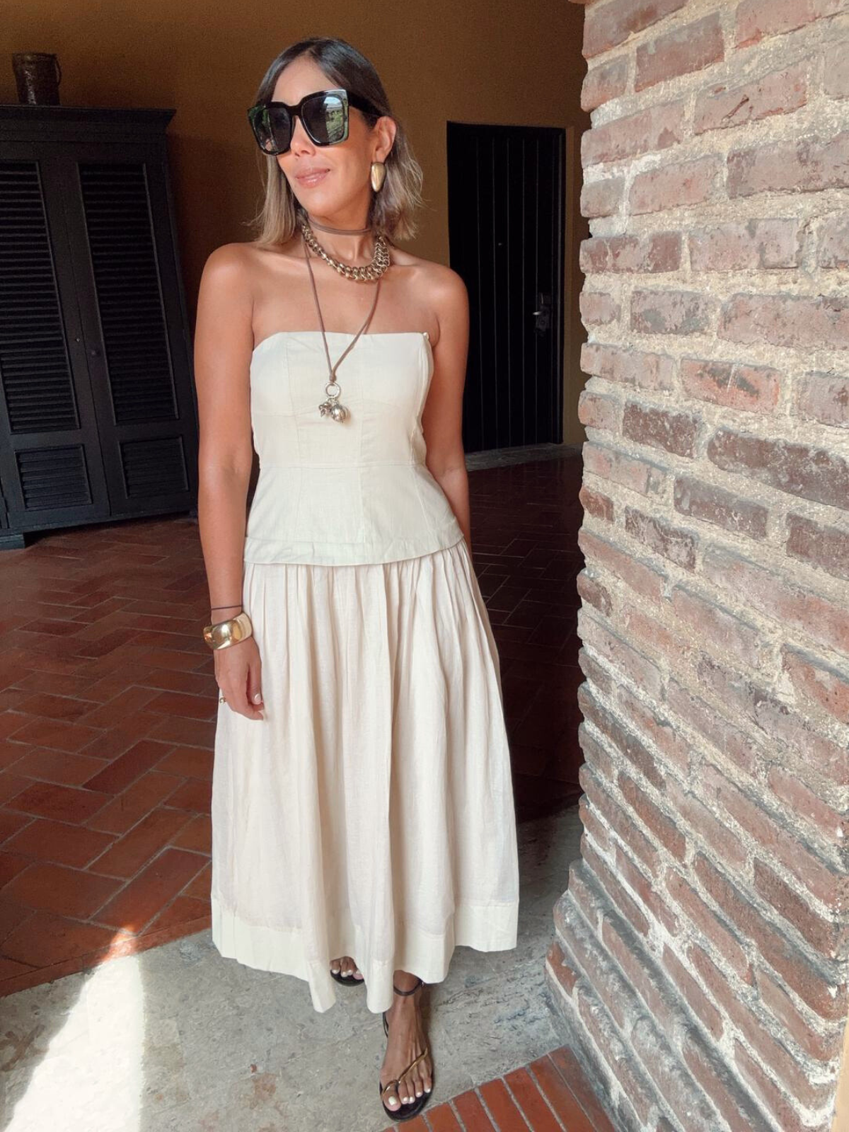 Bali Breeze Strapless Corset Dress