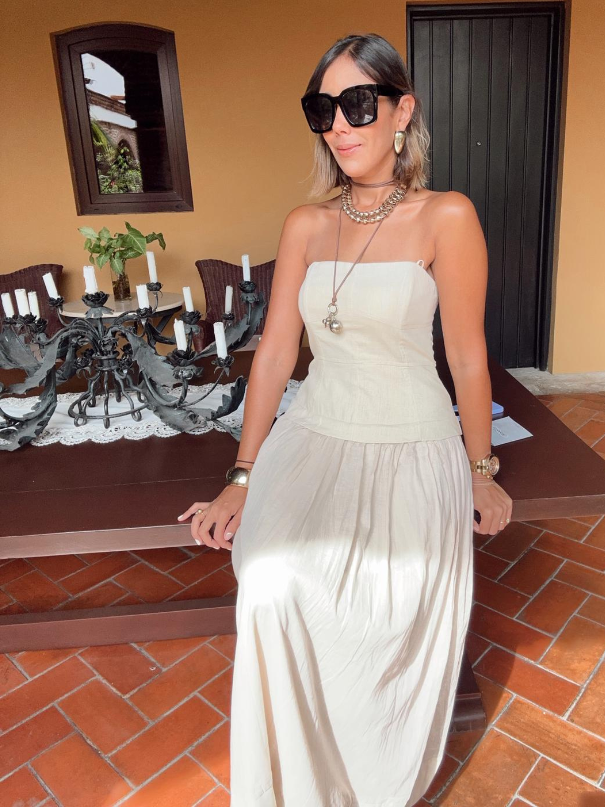 Bali Breeze Strapless Corset Dress