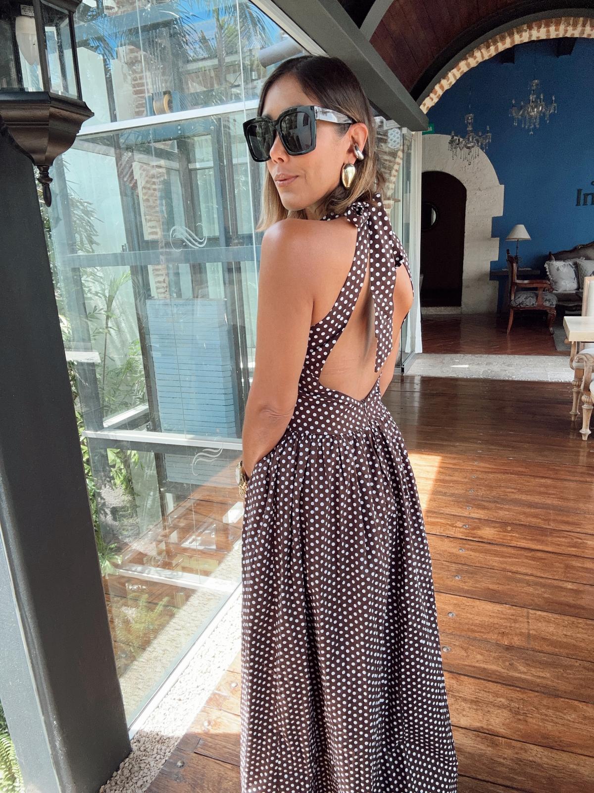 Polka Romance Maxi Dress