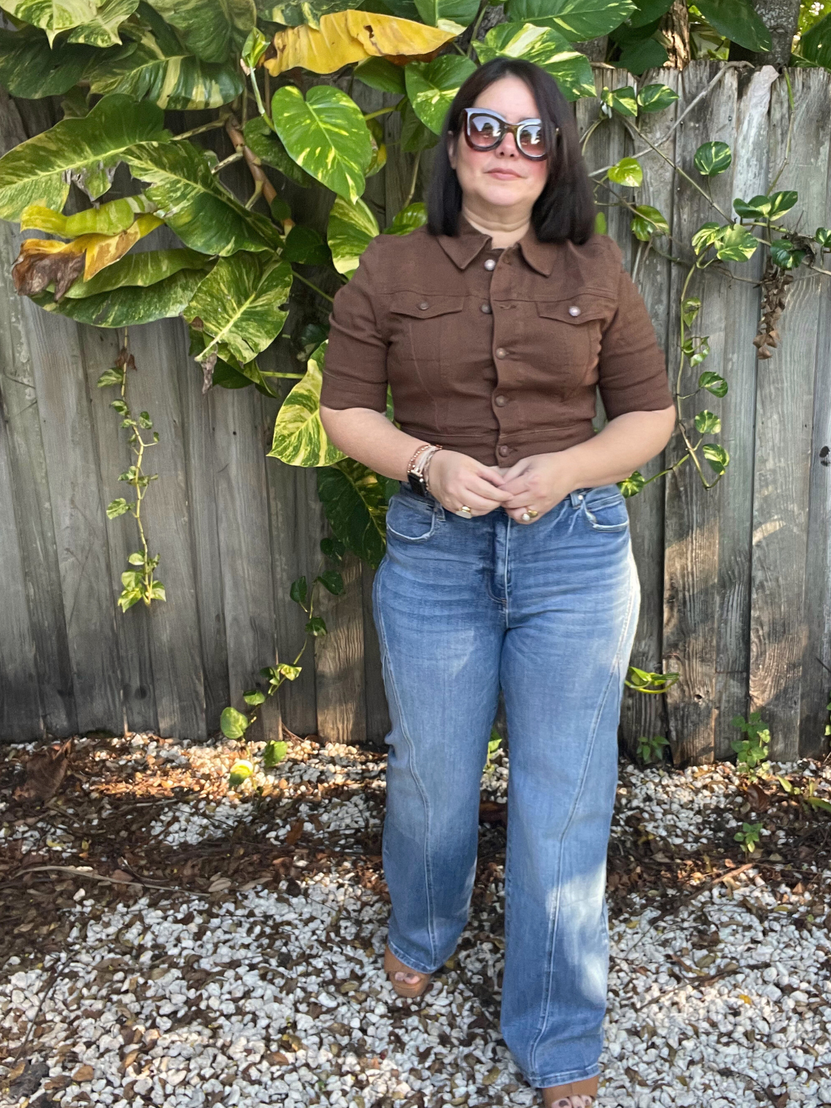 Offbeat Edge Straight Leg Jeans