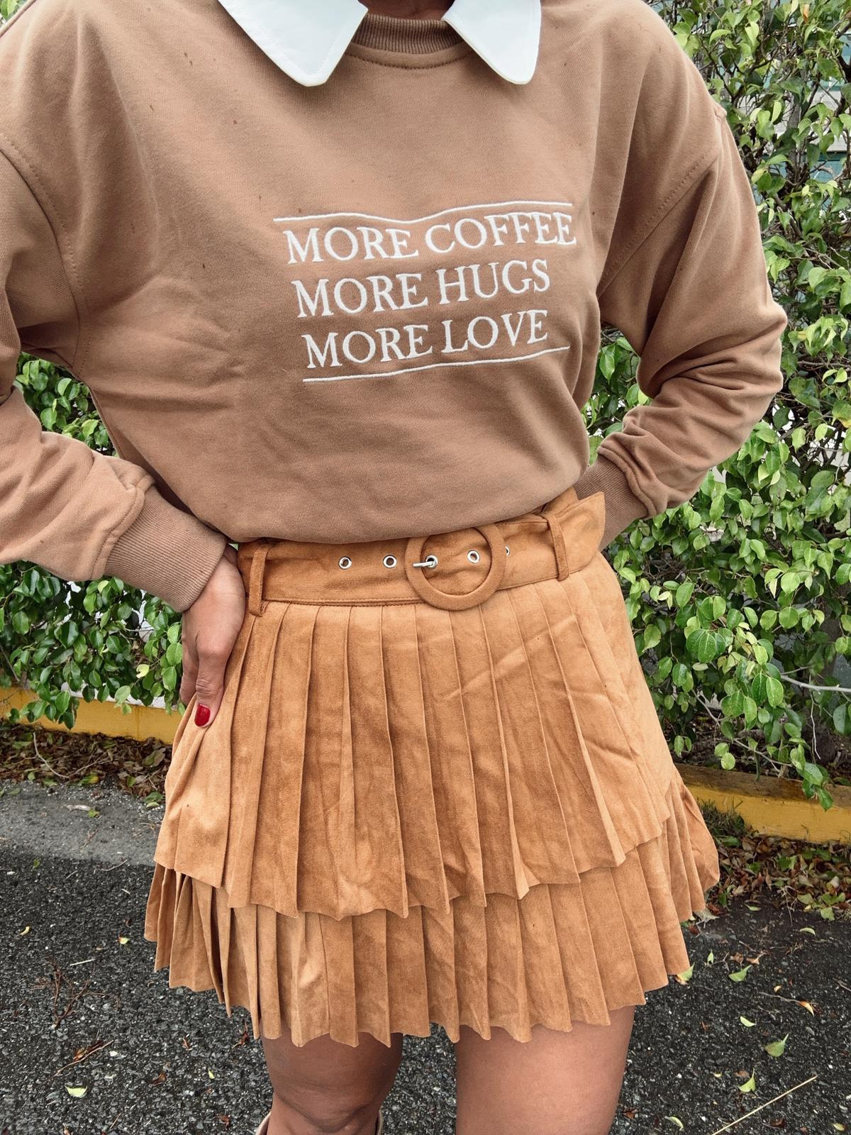Can’t Look Away Suede Mini Skirt