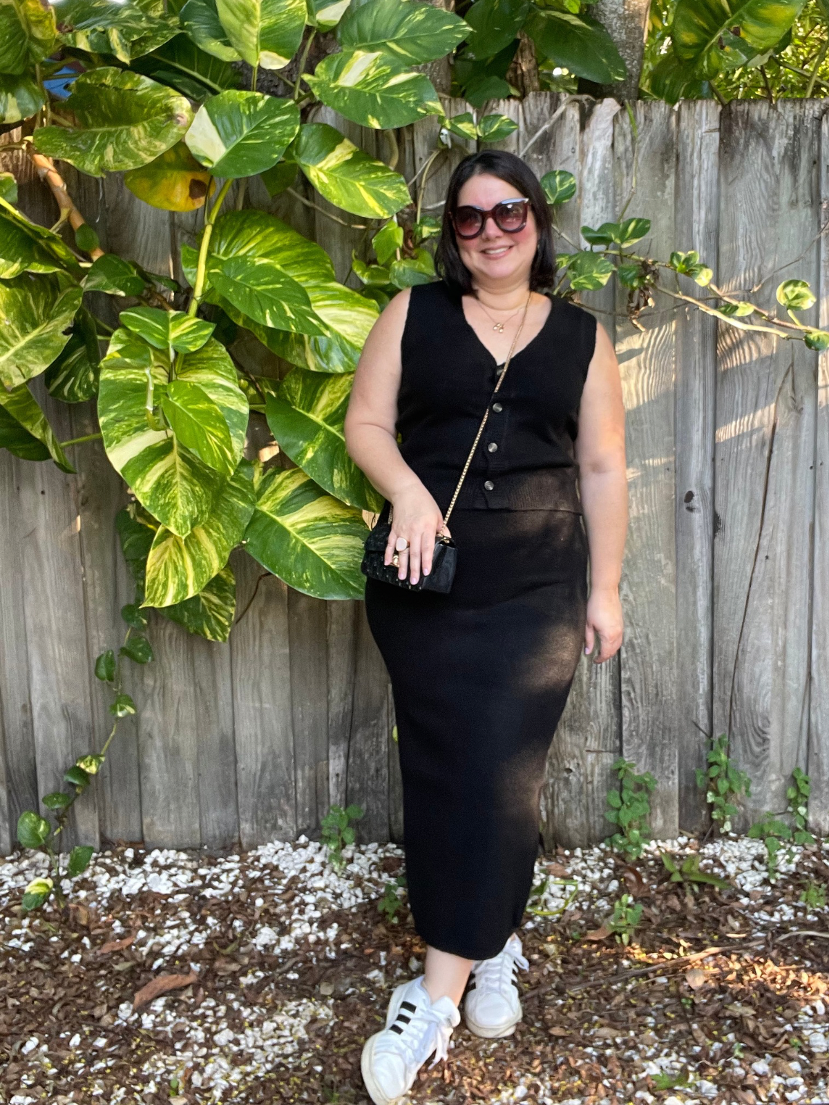 Jet Set Knit Vest & Midi Skirt Duo