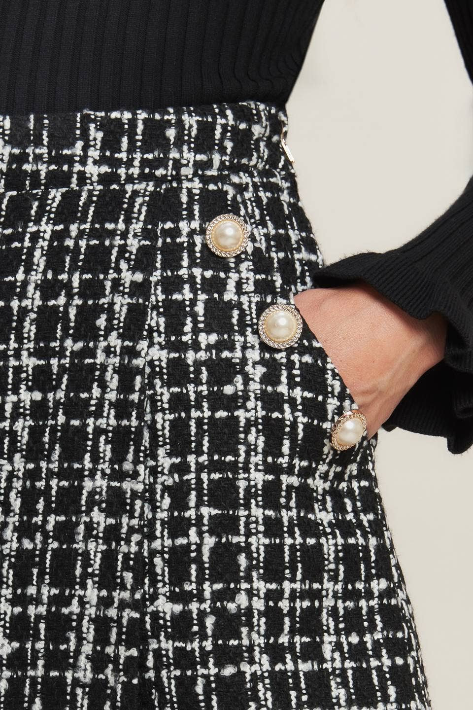 Paris Stroll Tweed Skort