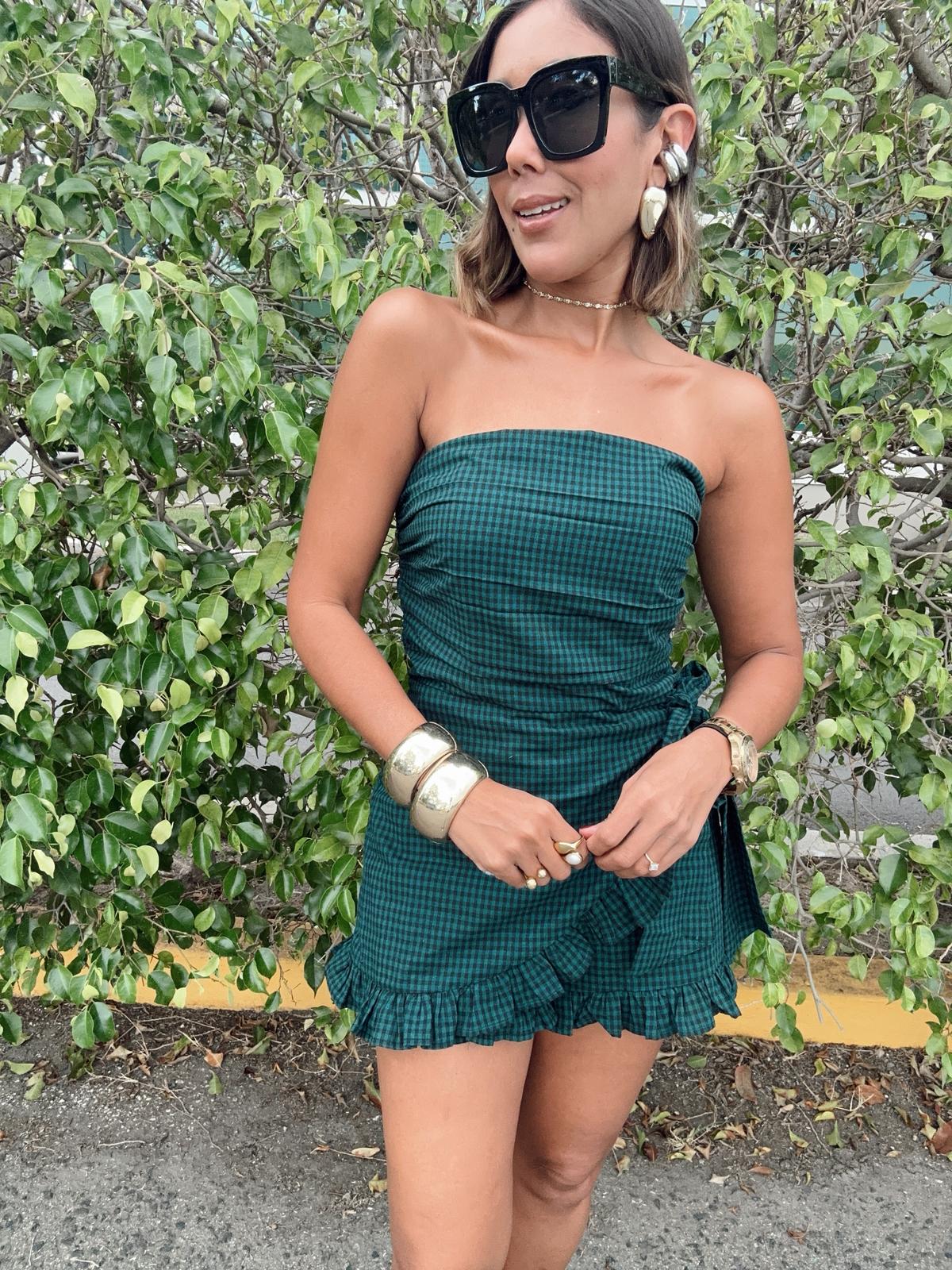 Kirsten Checkered Romper
