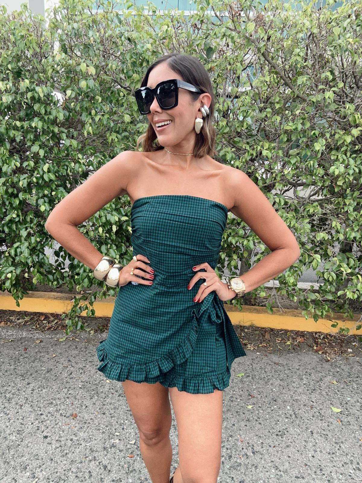 Kirsten Checkered Romper