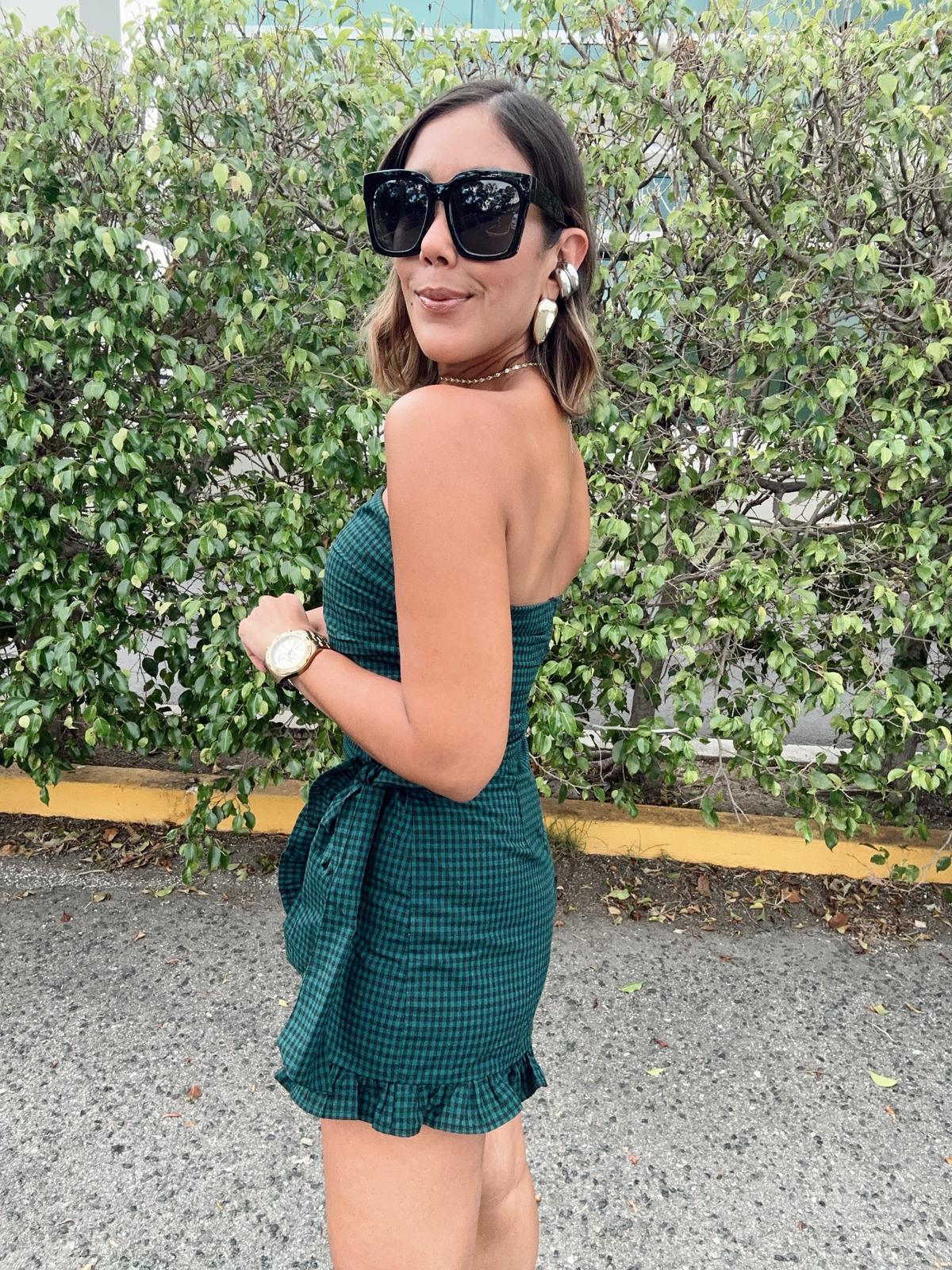Kirsten Checkered Romper