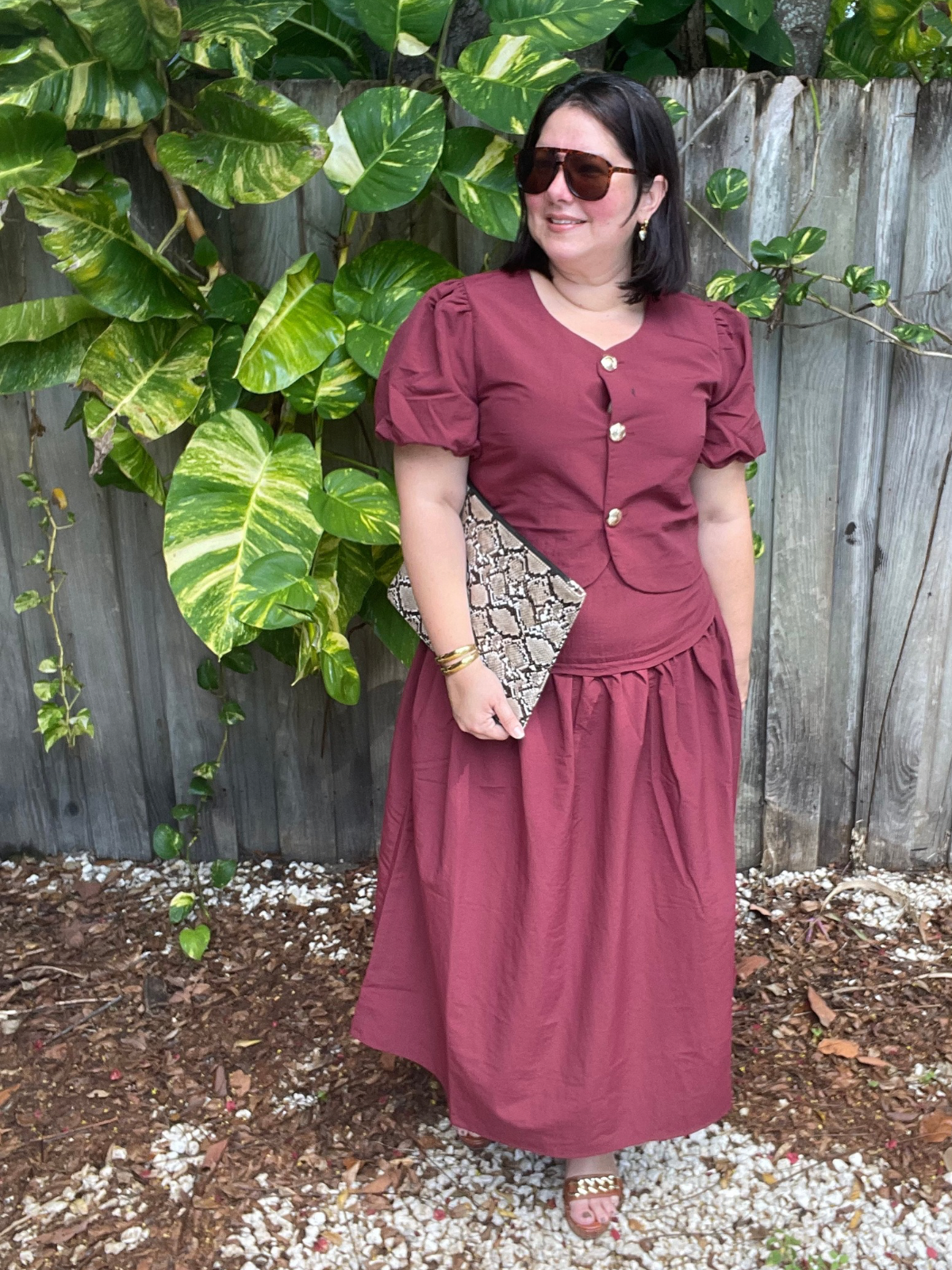 Park Avenue Blouse and Skirt Set