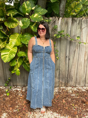 Zip & City Denim Dress