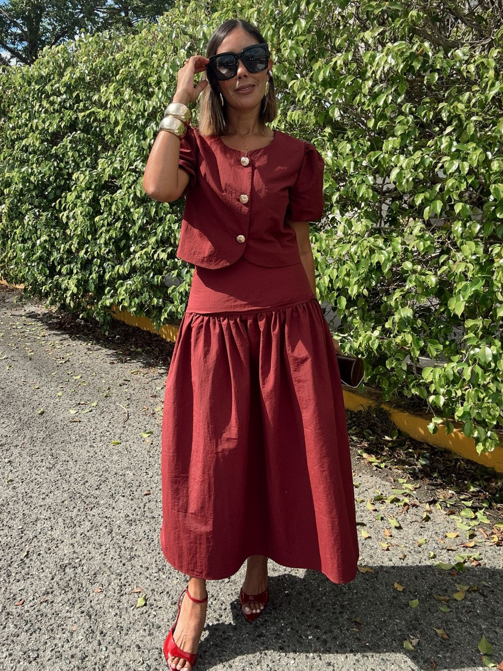 Park Avenue Blouse and Skirt Set