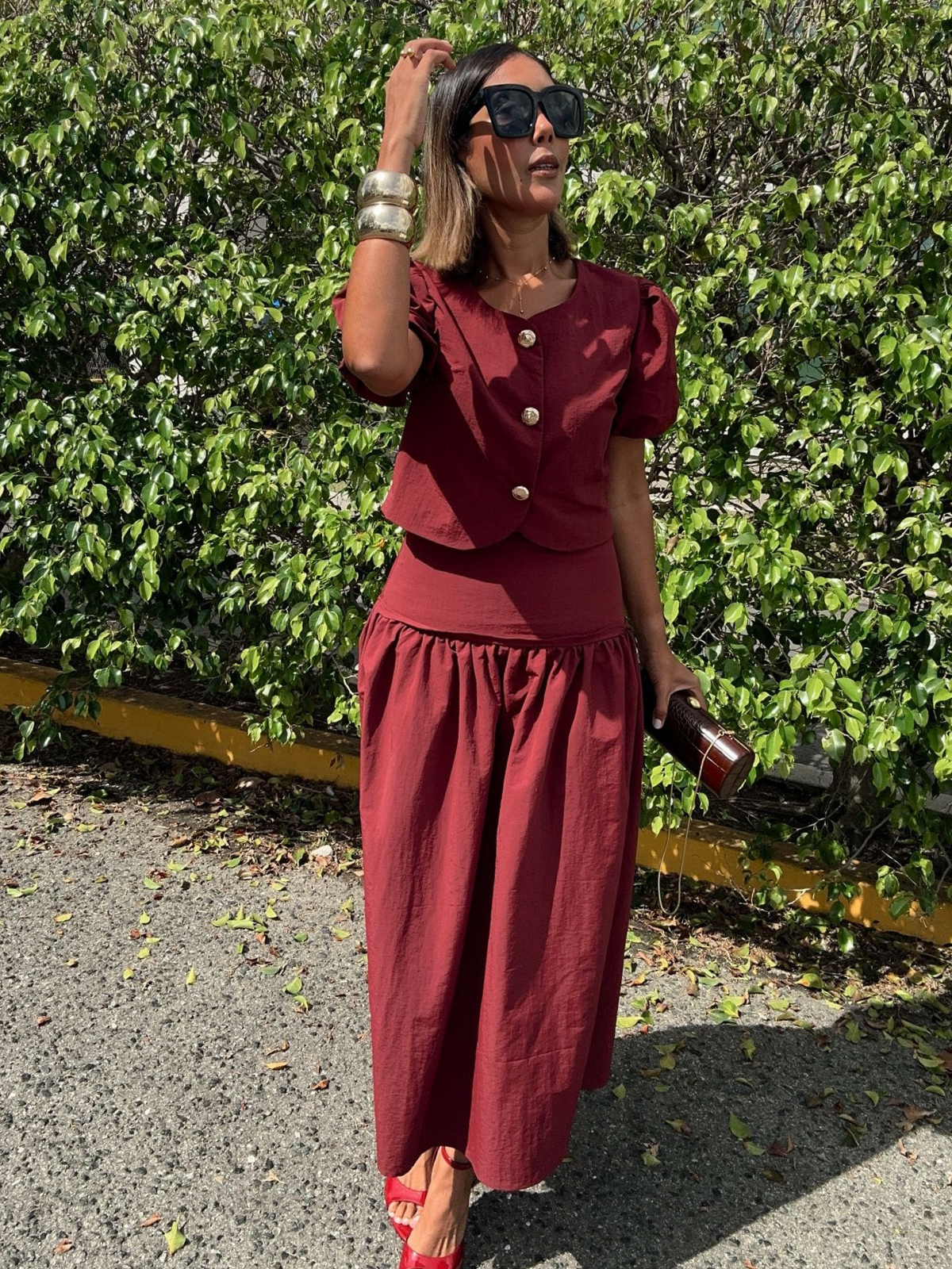 Park Avenue Blouse and Skirt Set