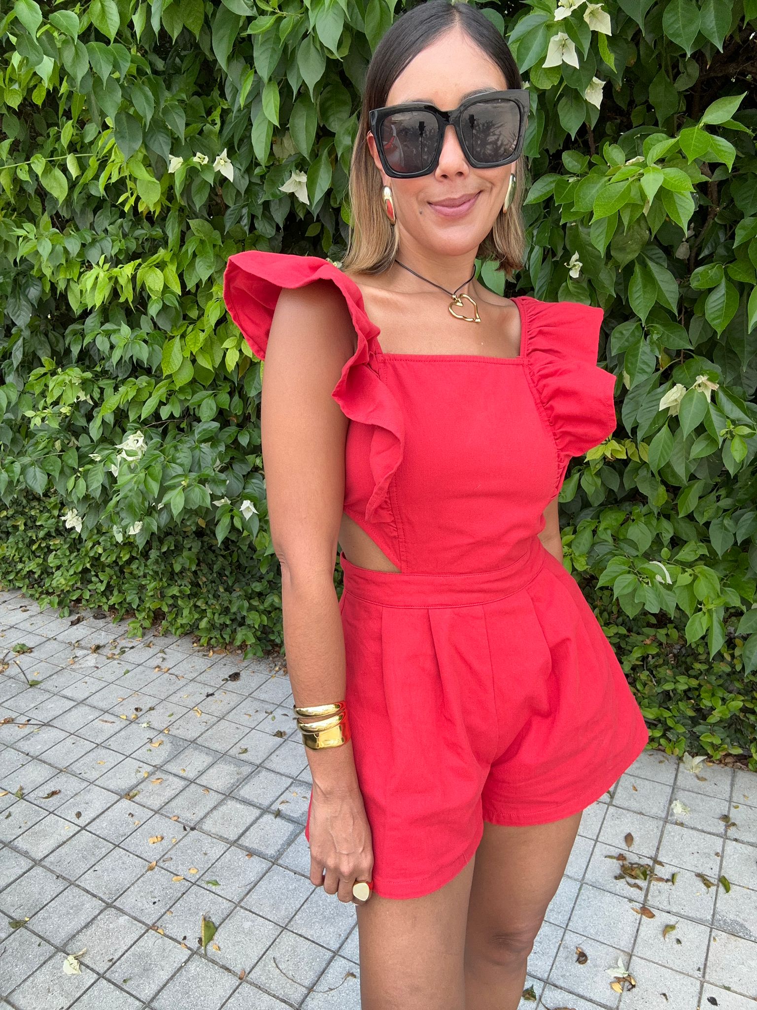 Flirt With Fire Romper