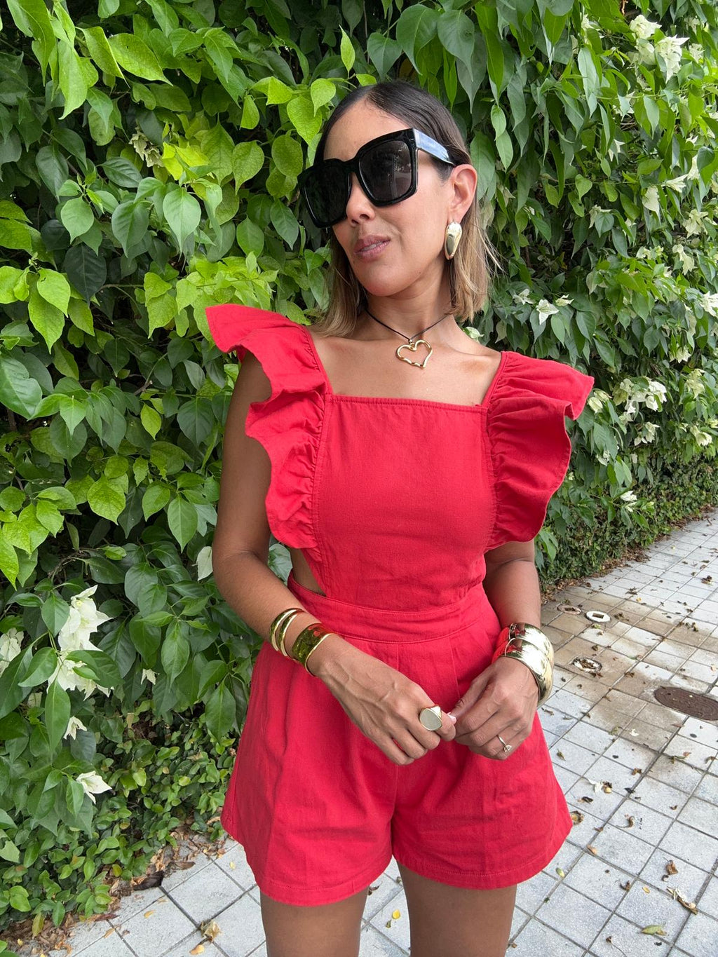 Flirt With Fire Romper