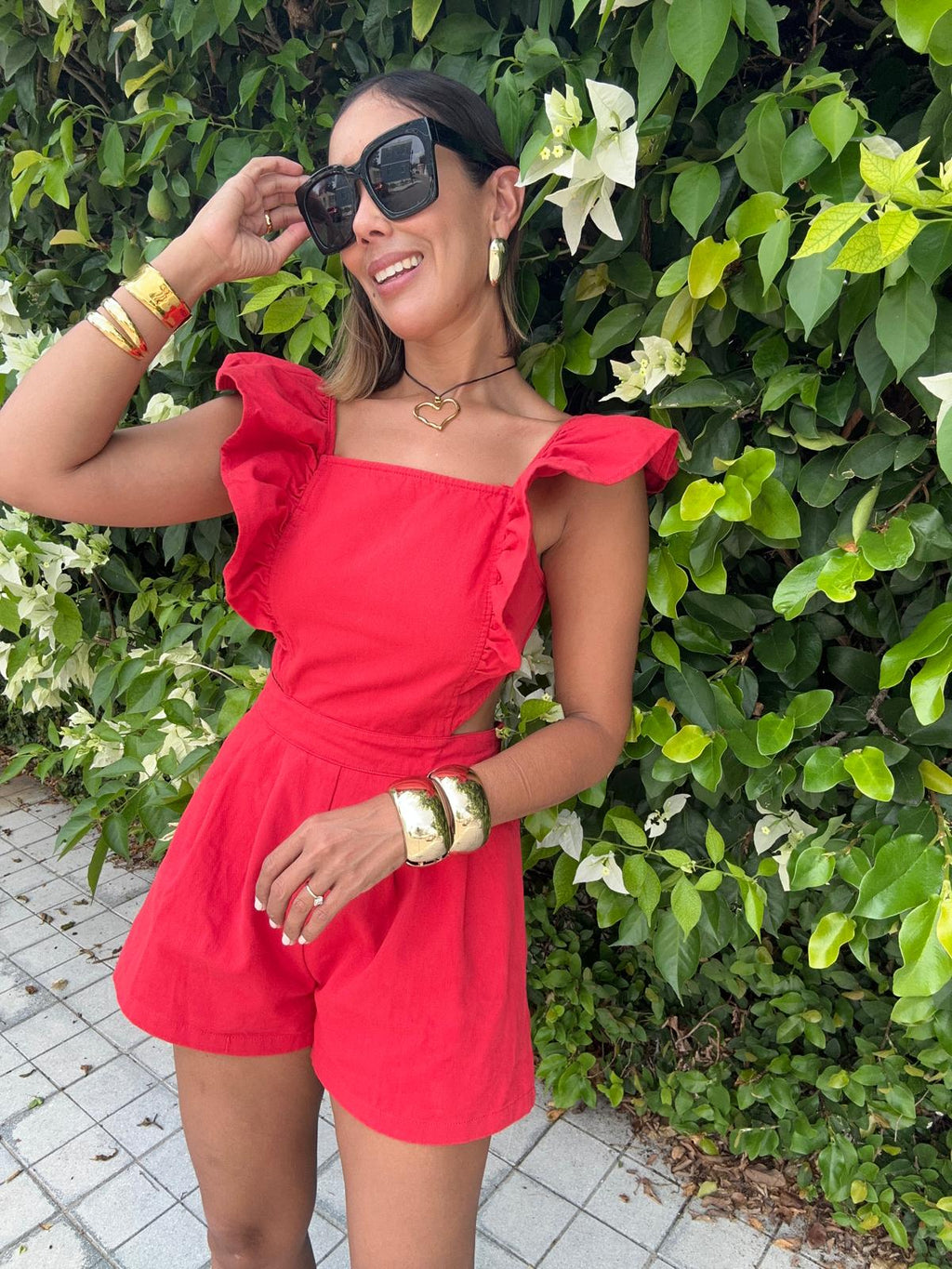 Flirt With Fire Romper