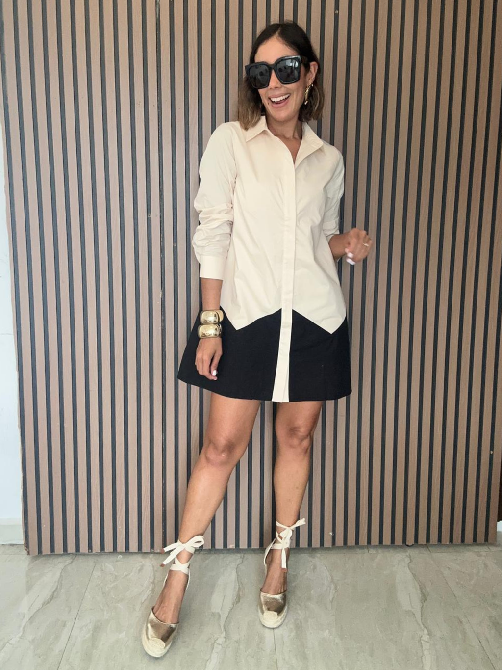 Half & Half, Fully Chic Dress