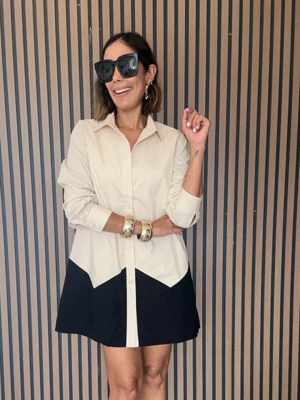 Half & Half, Fully Chic Dress