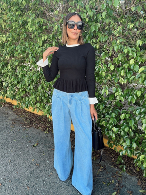 Icon Status Wide Leg Jeans