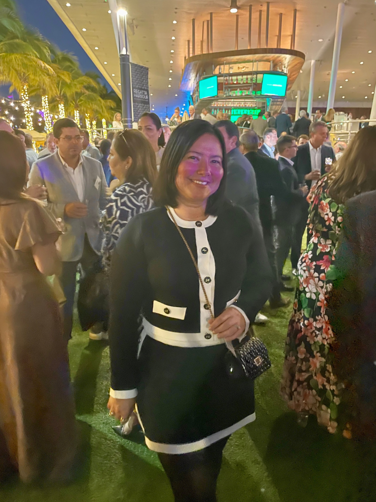 The Charlotte Contrast Trim Crop Cardigan and Mini Skirt Set