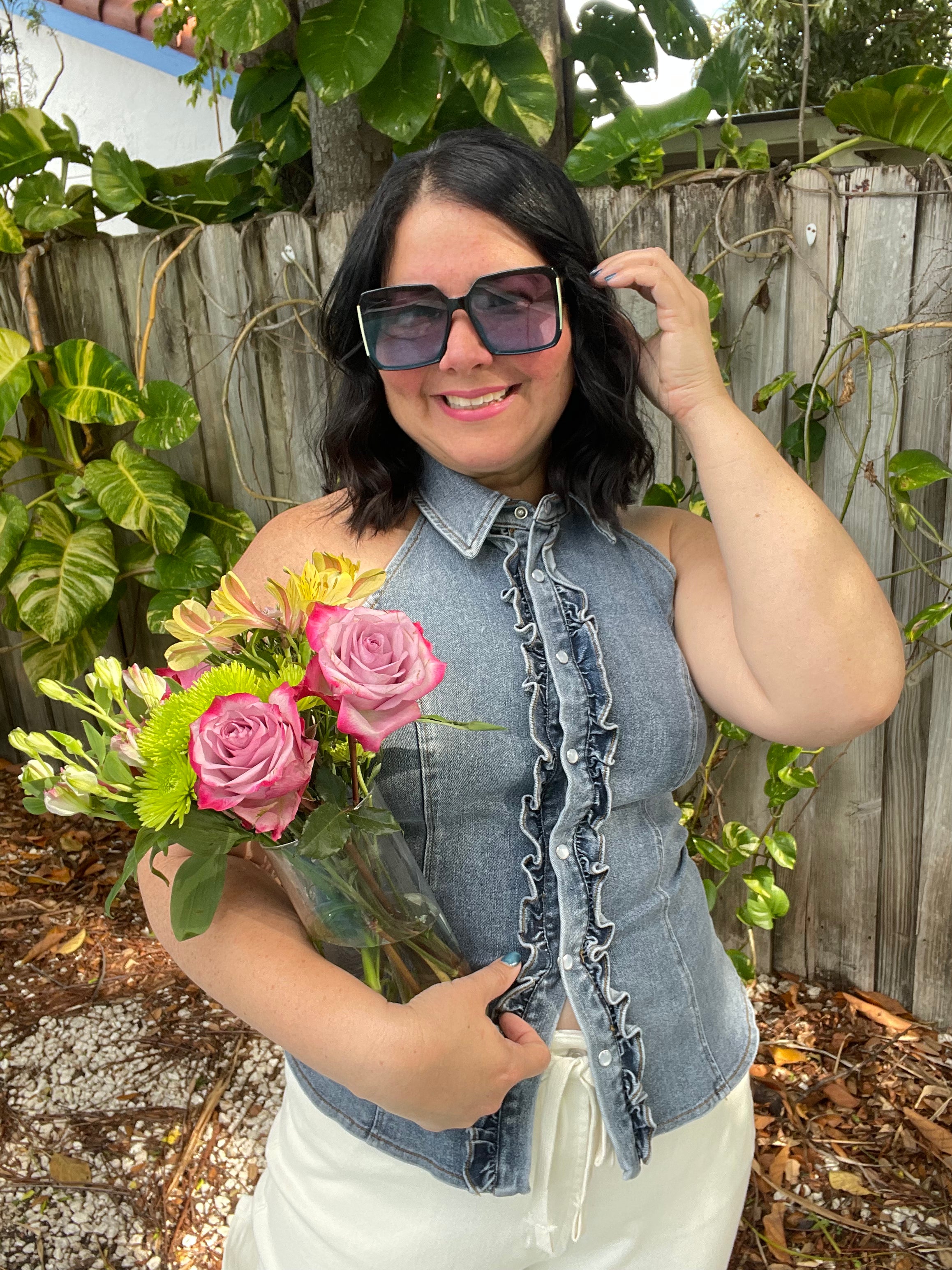 The Defined & Desired Denim Top