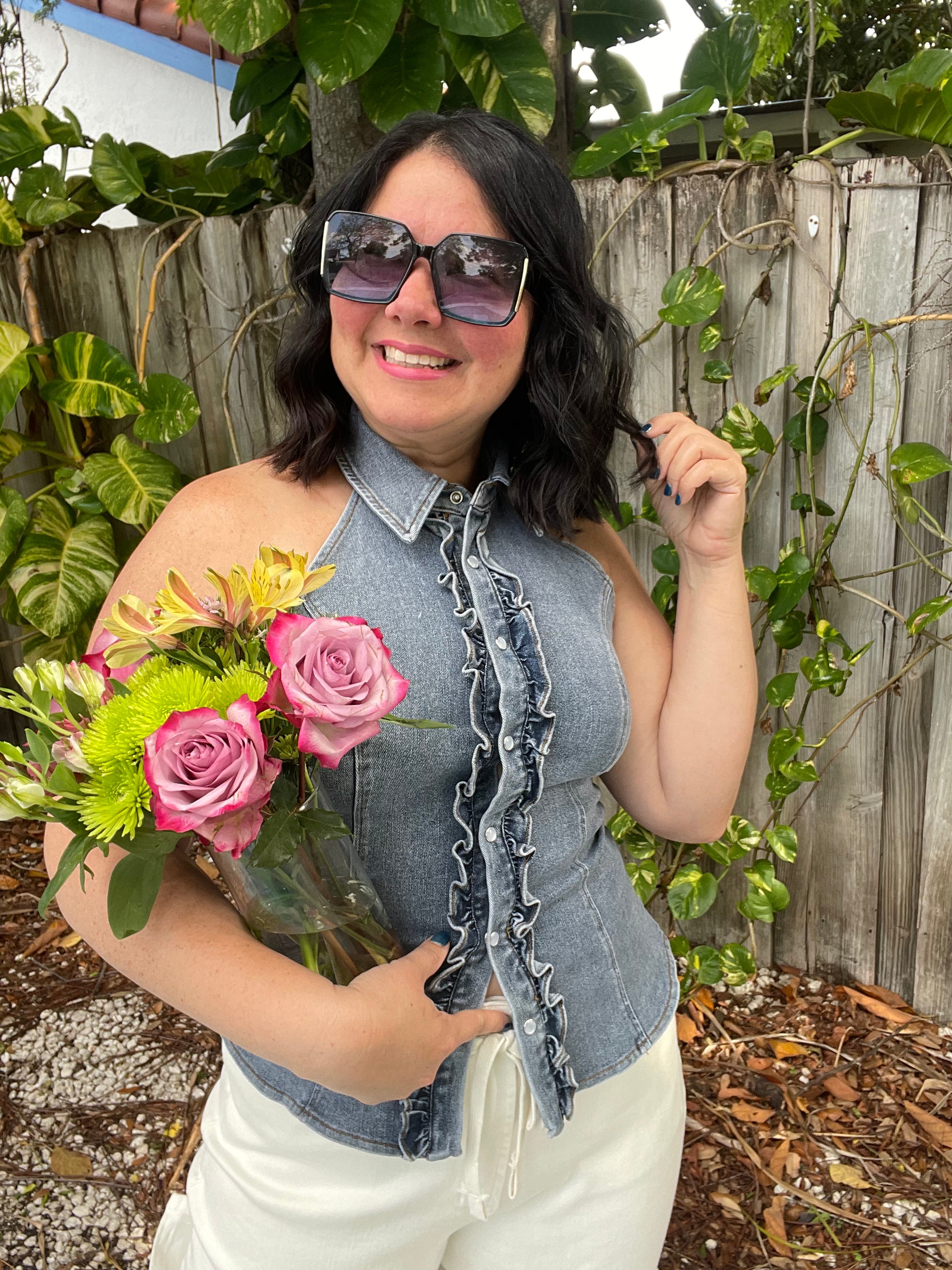 The Defined & Desired Denim Top