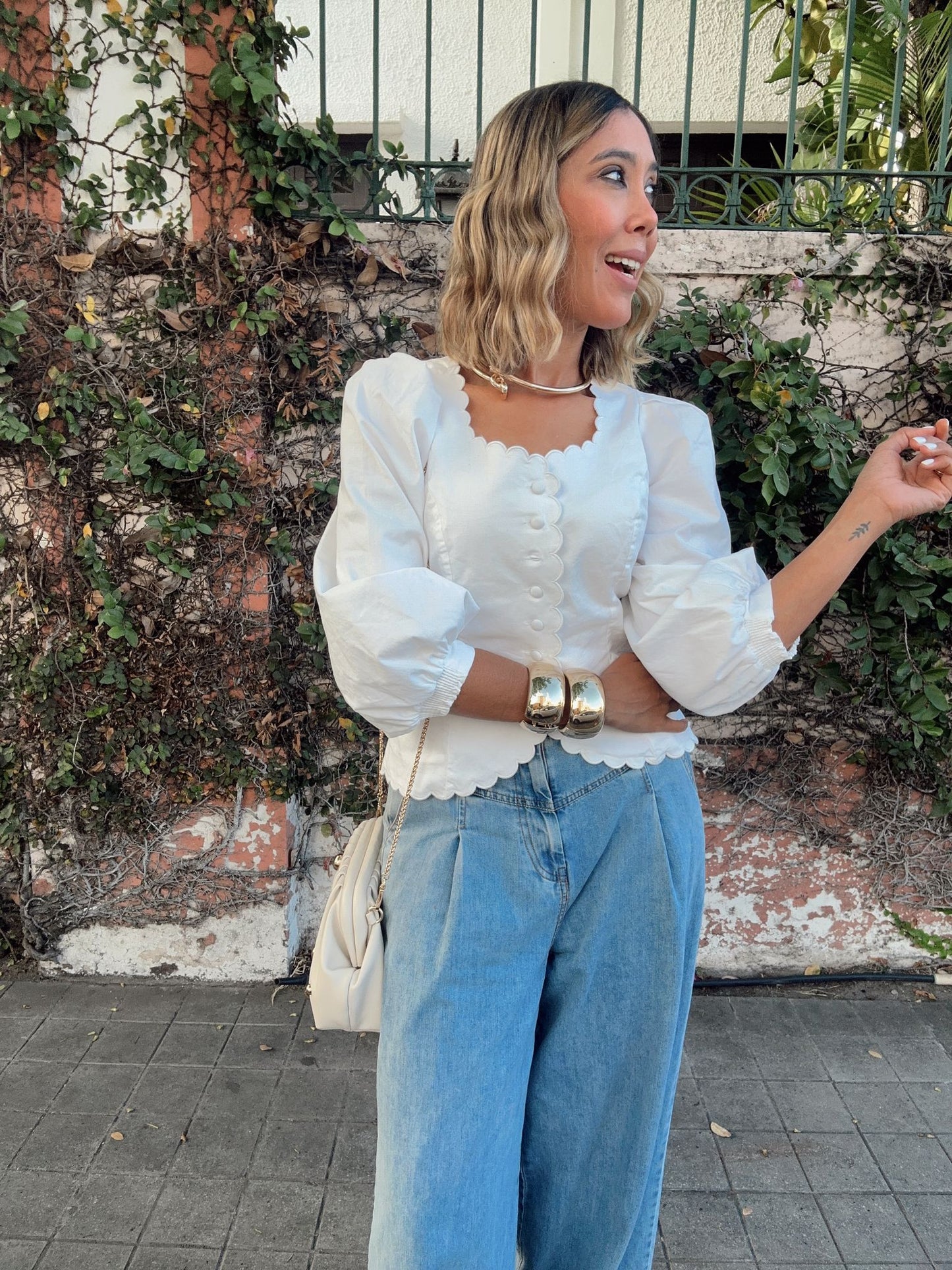 Amber Square Neck Blouse