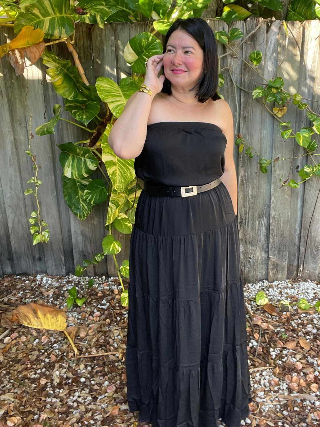 La Vie en Noir Maxi Dress
