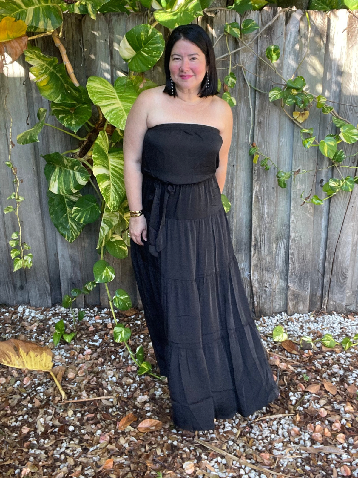 La Vie en Noir Maxi Dress