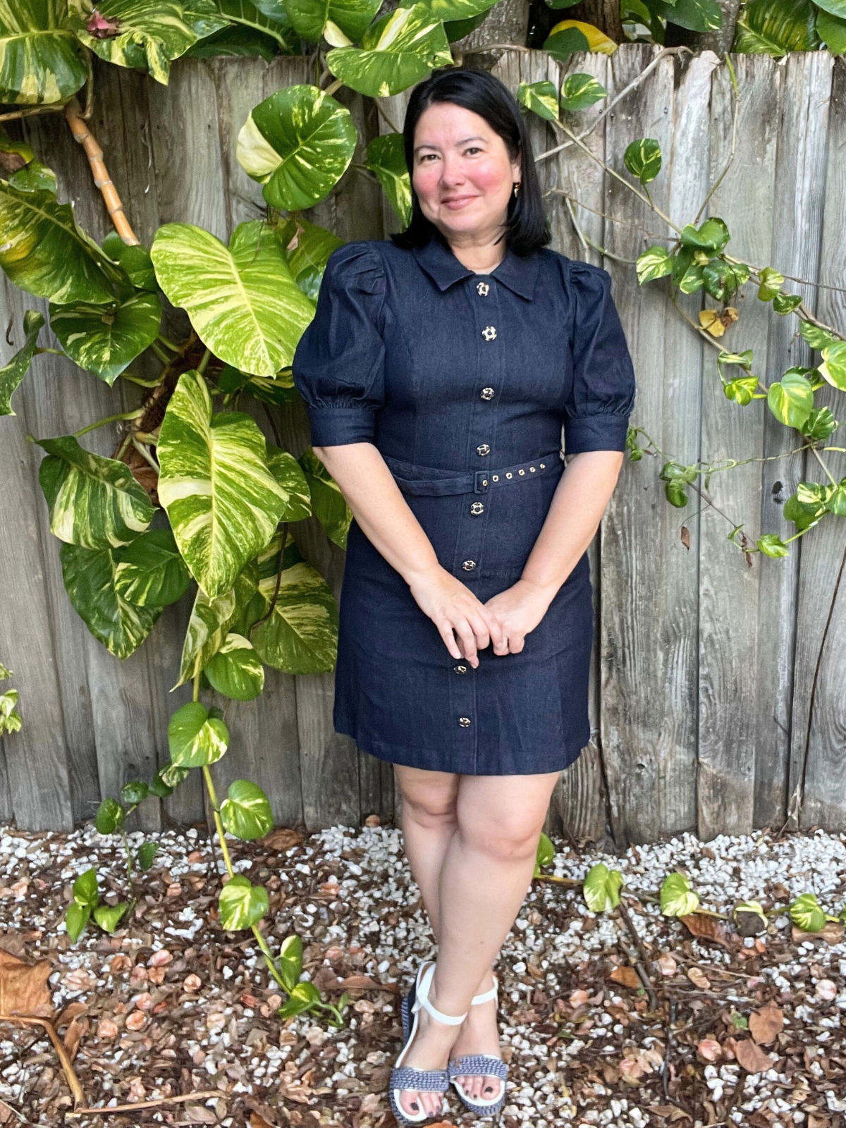 City Code Denim Mini Dress