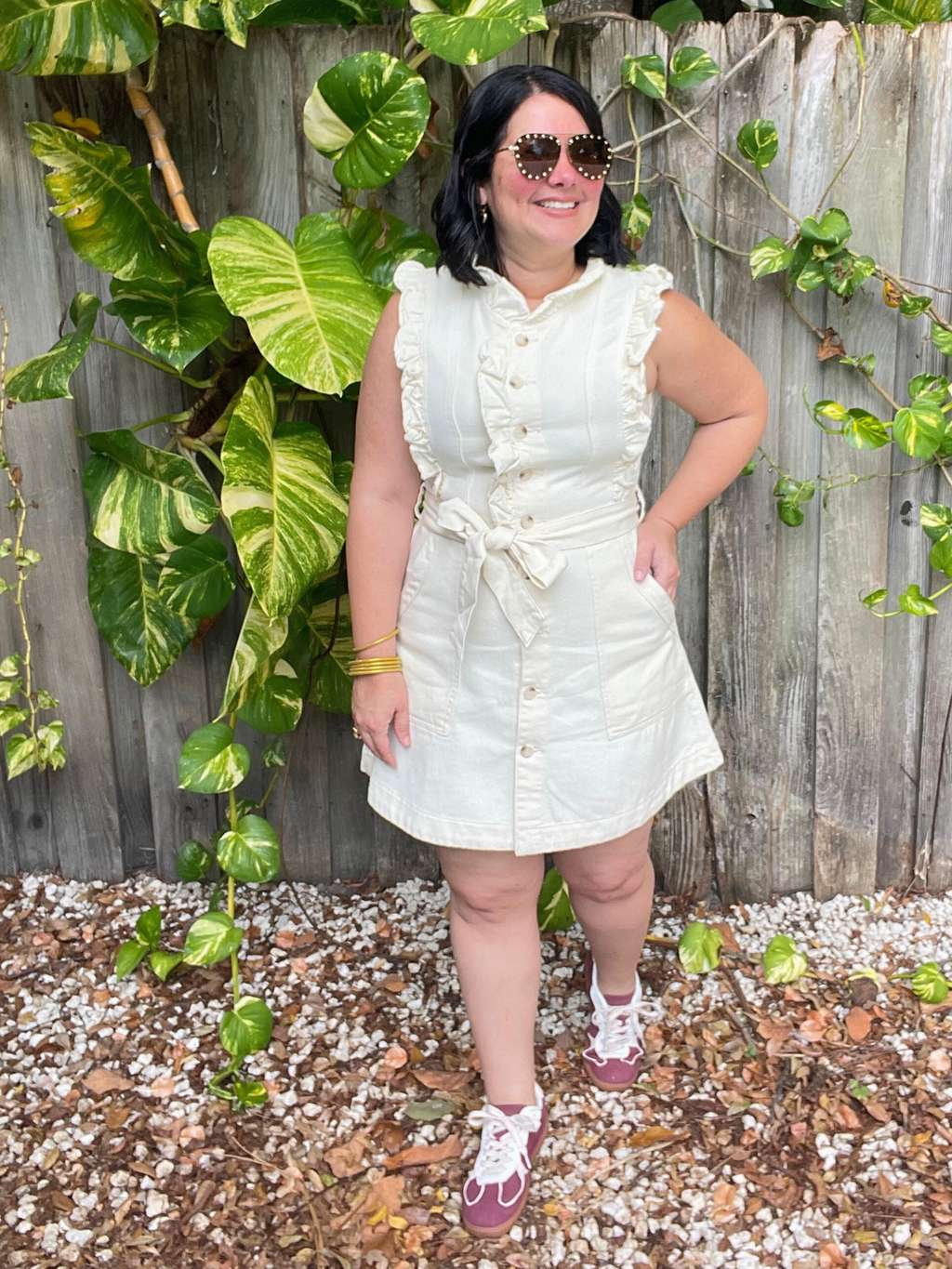 Casual Elegance in Denim Mini Dress