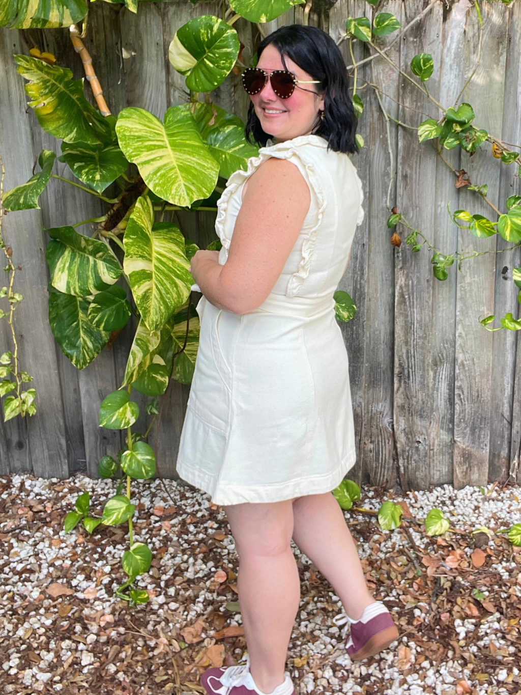 Casual Elegance in Denim Mini Dress